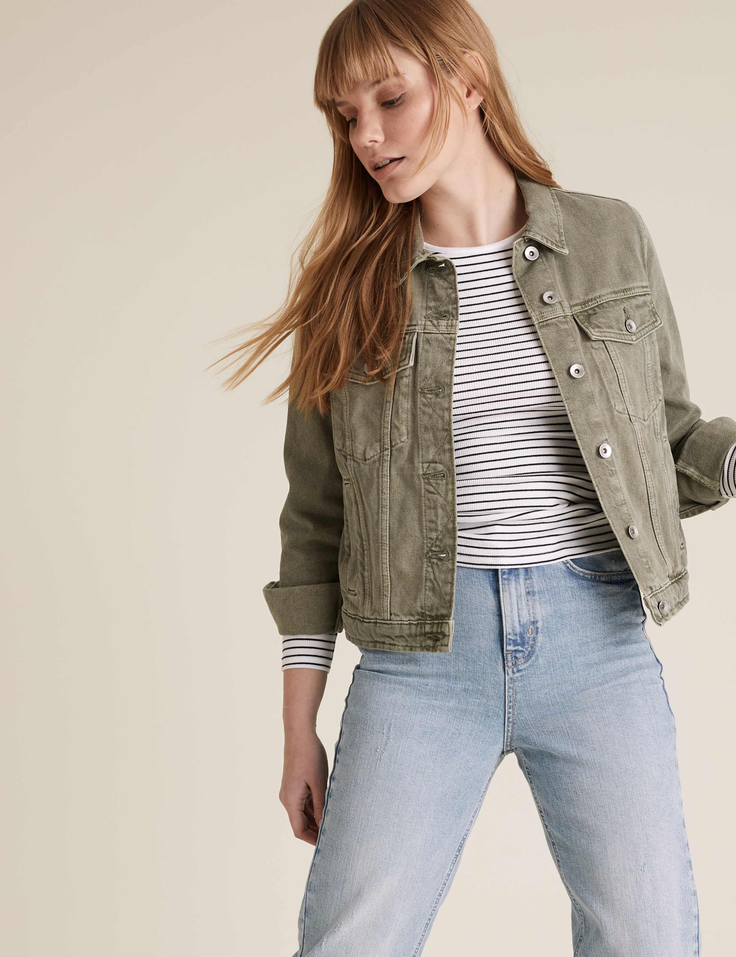 Cotton Ribbed Stripe Fitted Top 5 of 5