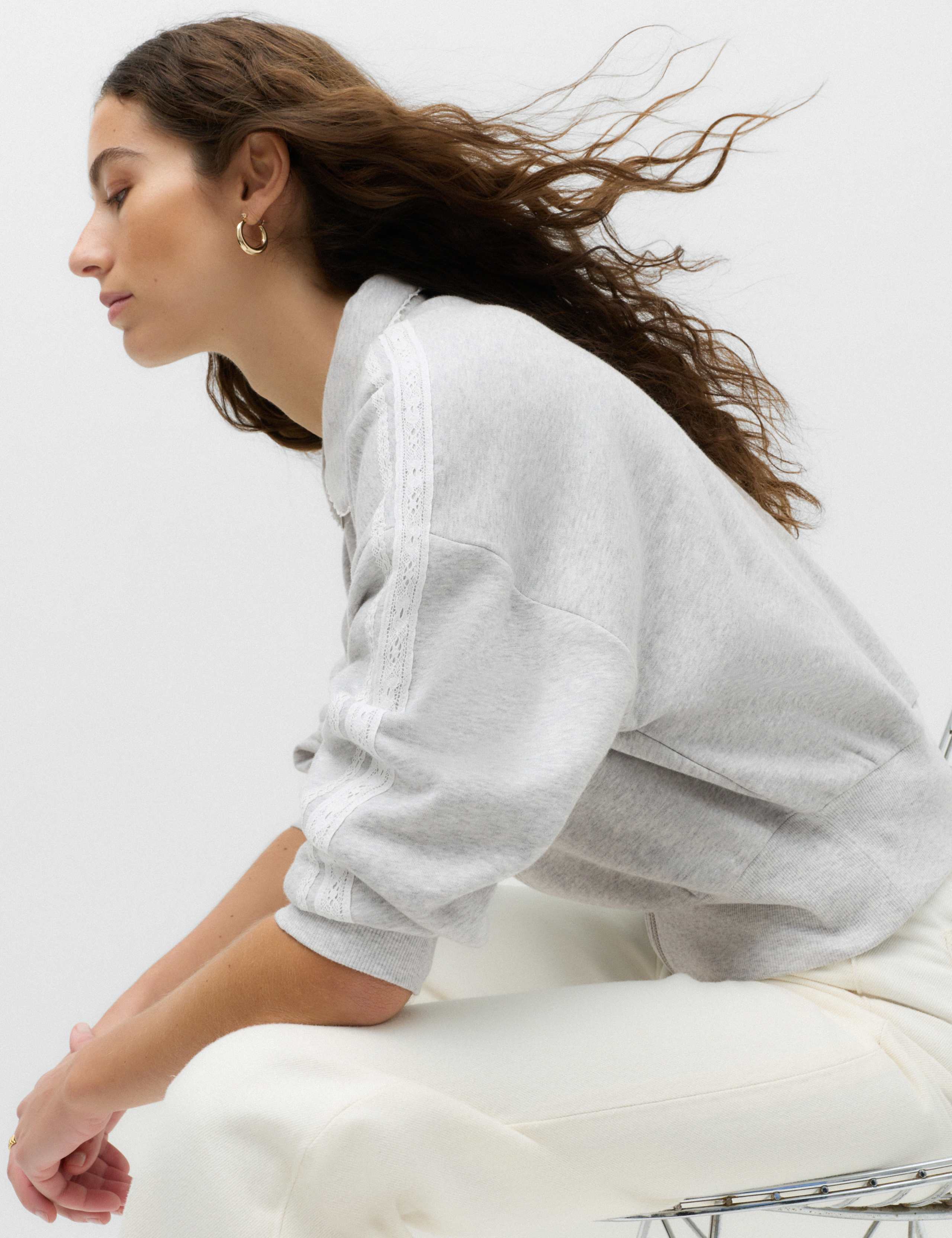 Cotton Rich Zip Track Jacket 1 of 6