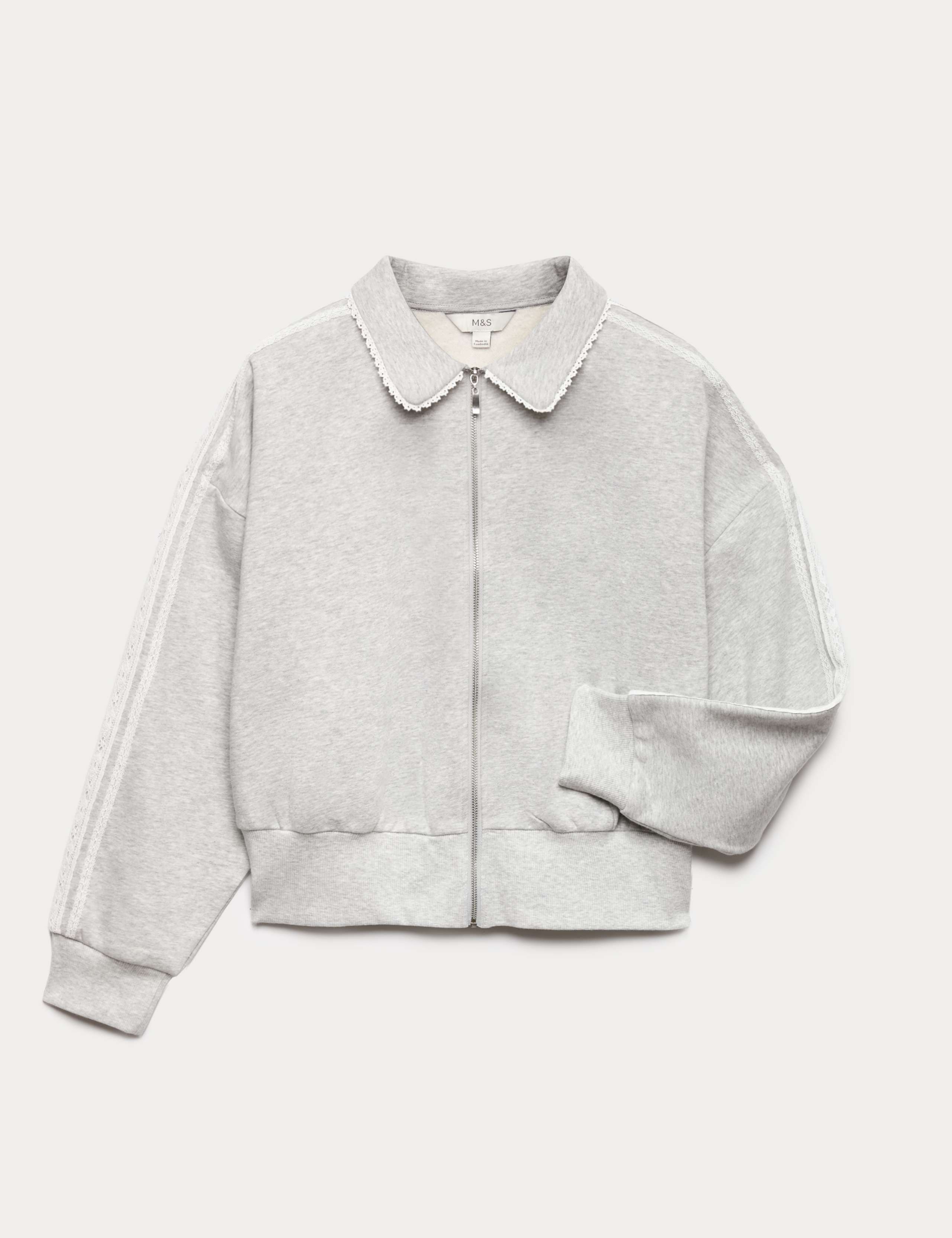Cotton Rich Zip Track Jacket 2 of 6
