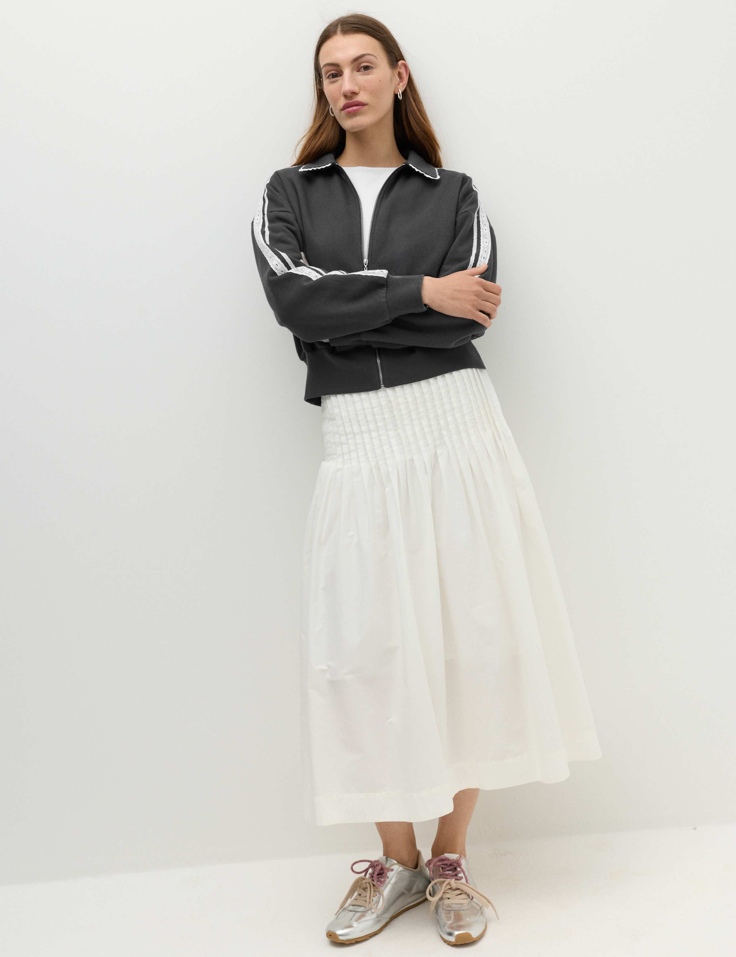 Cotton Rich Zip Track Jacket 3 of 6
