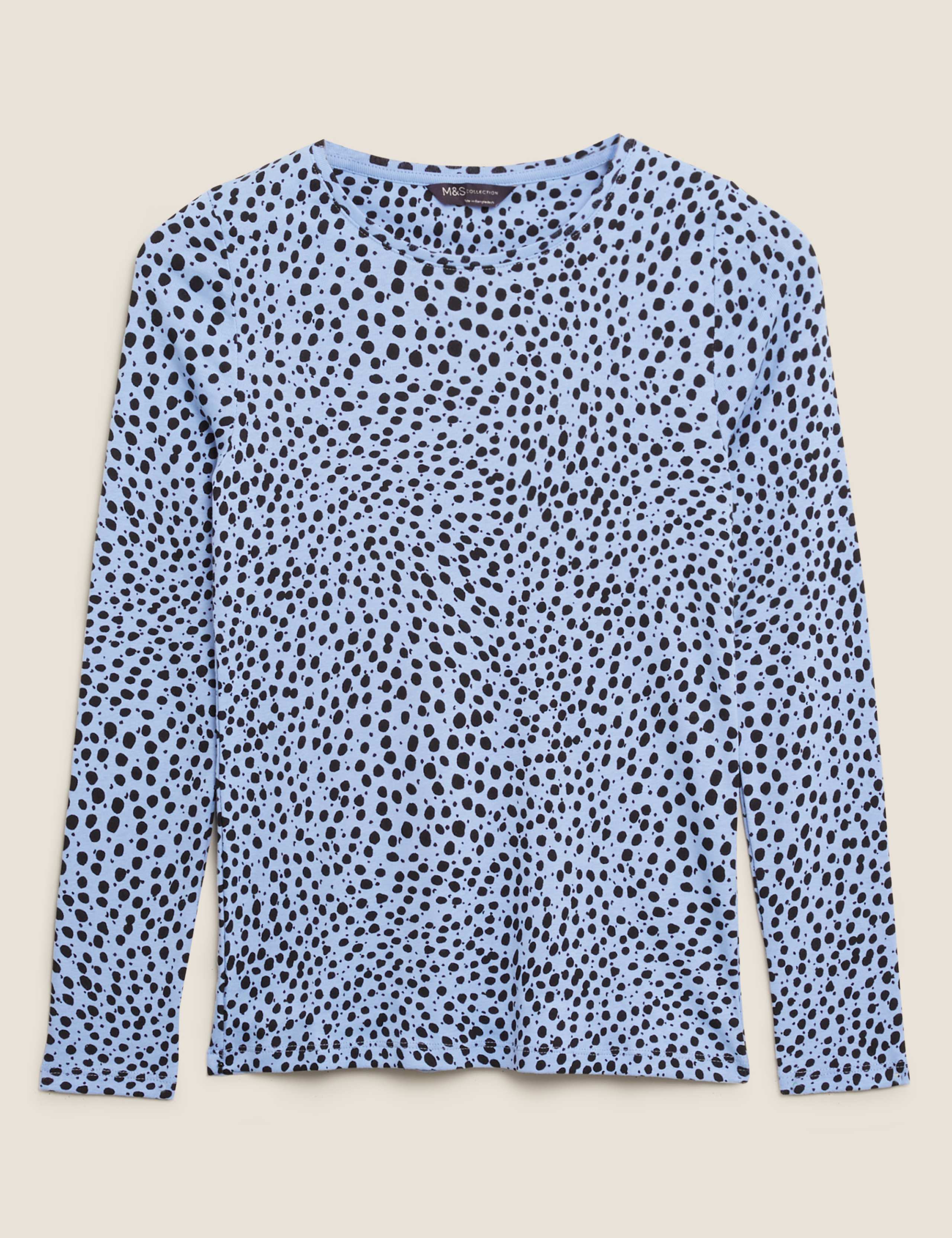 Pure Cotton Animal Print Regular Fit Top 2 of 4