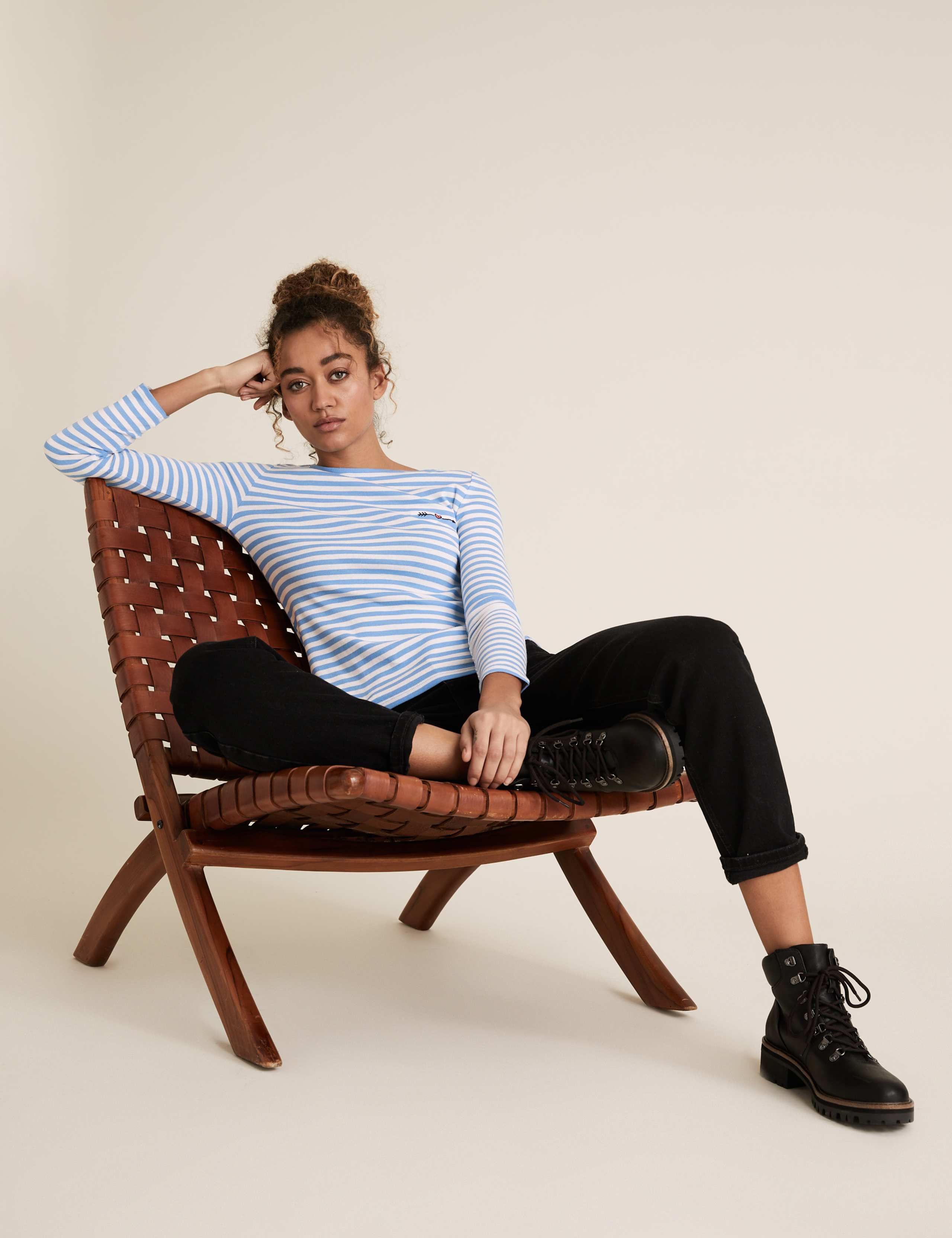 Pure Cotton Embroidered Regular Fit Top 3 of 5