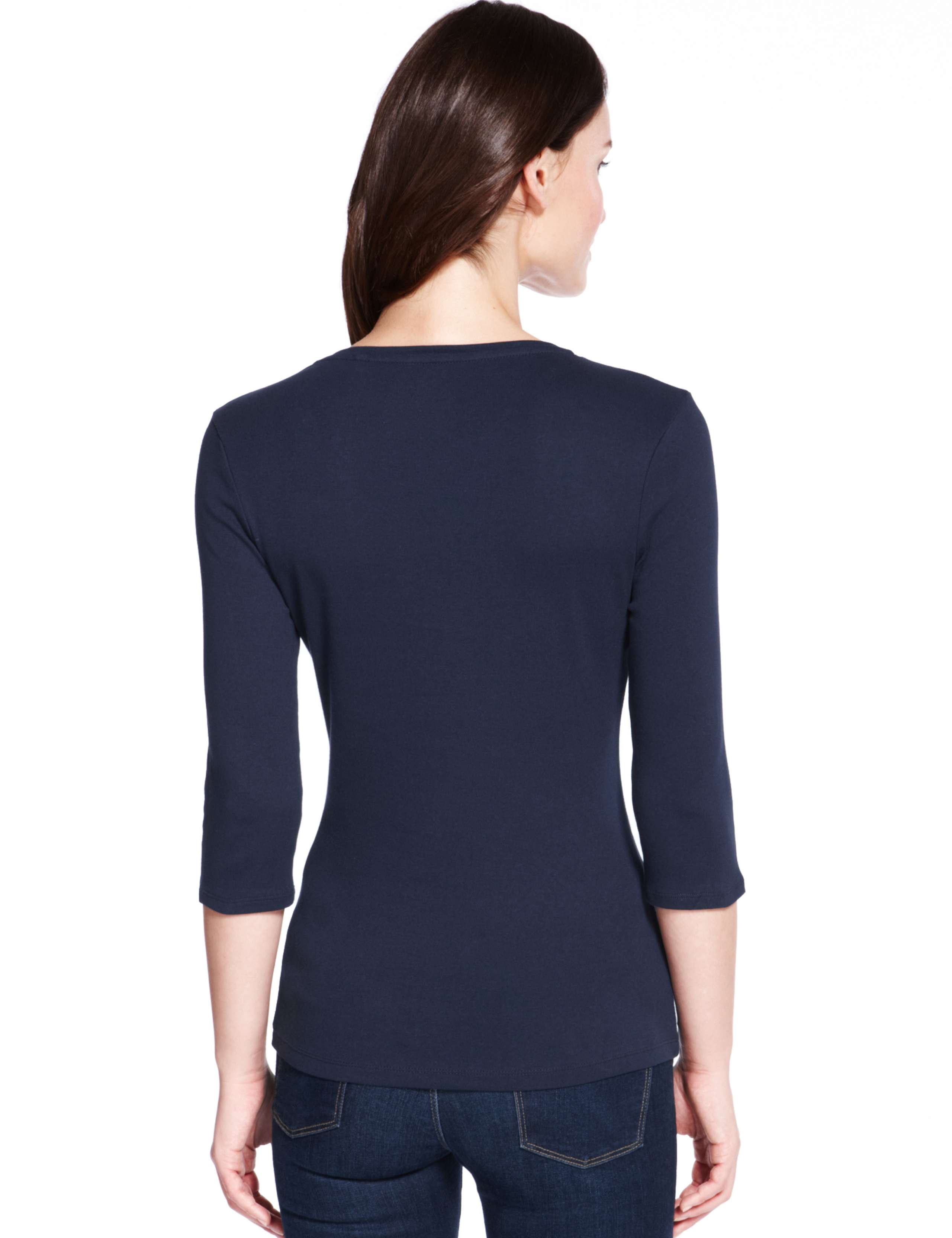 Pure Cotton V-Neck Top 5 of 6