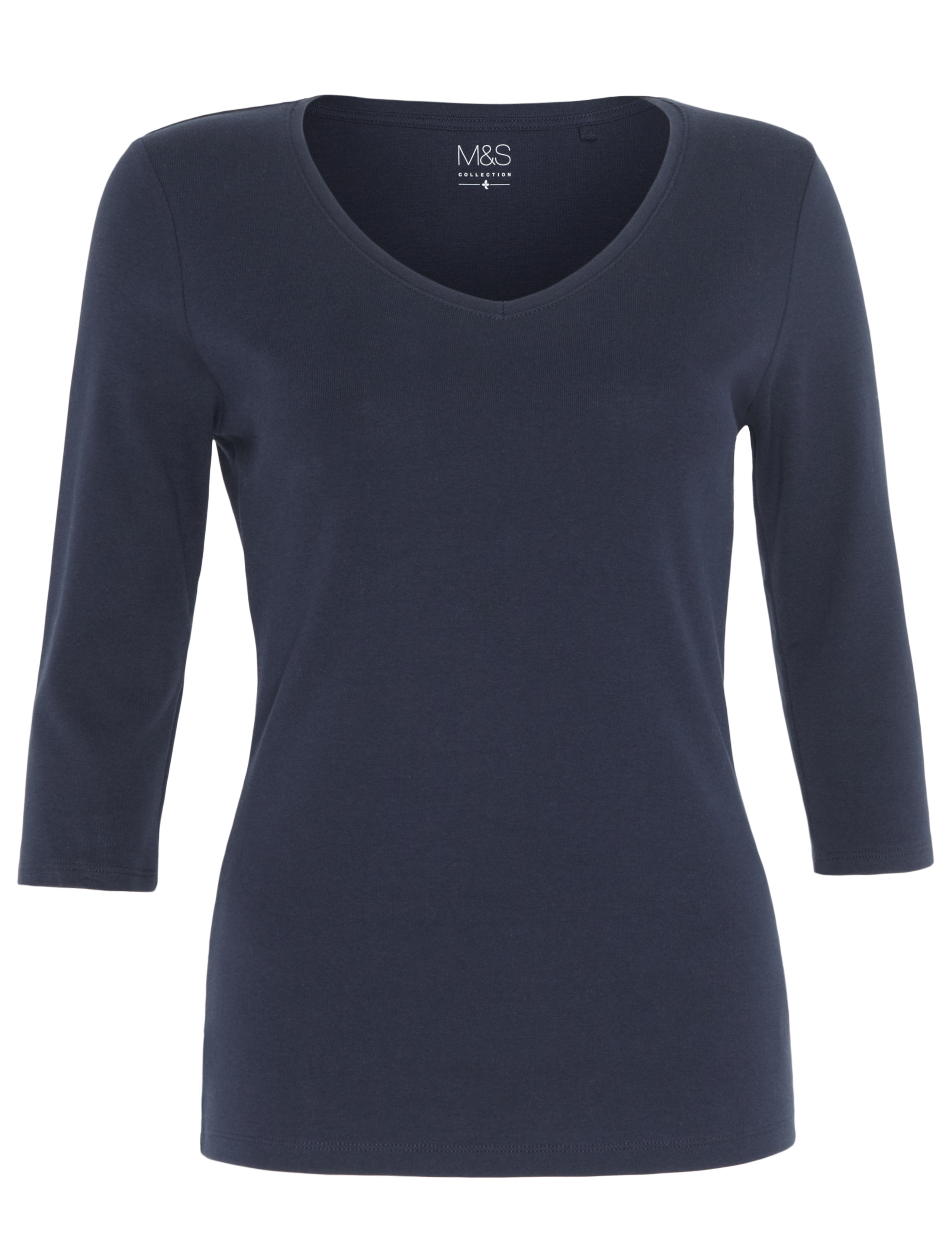 Pure Cotton V-Neck Top 2 of 6