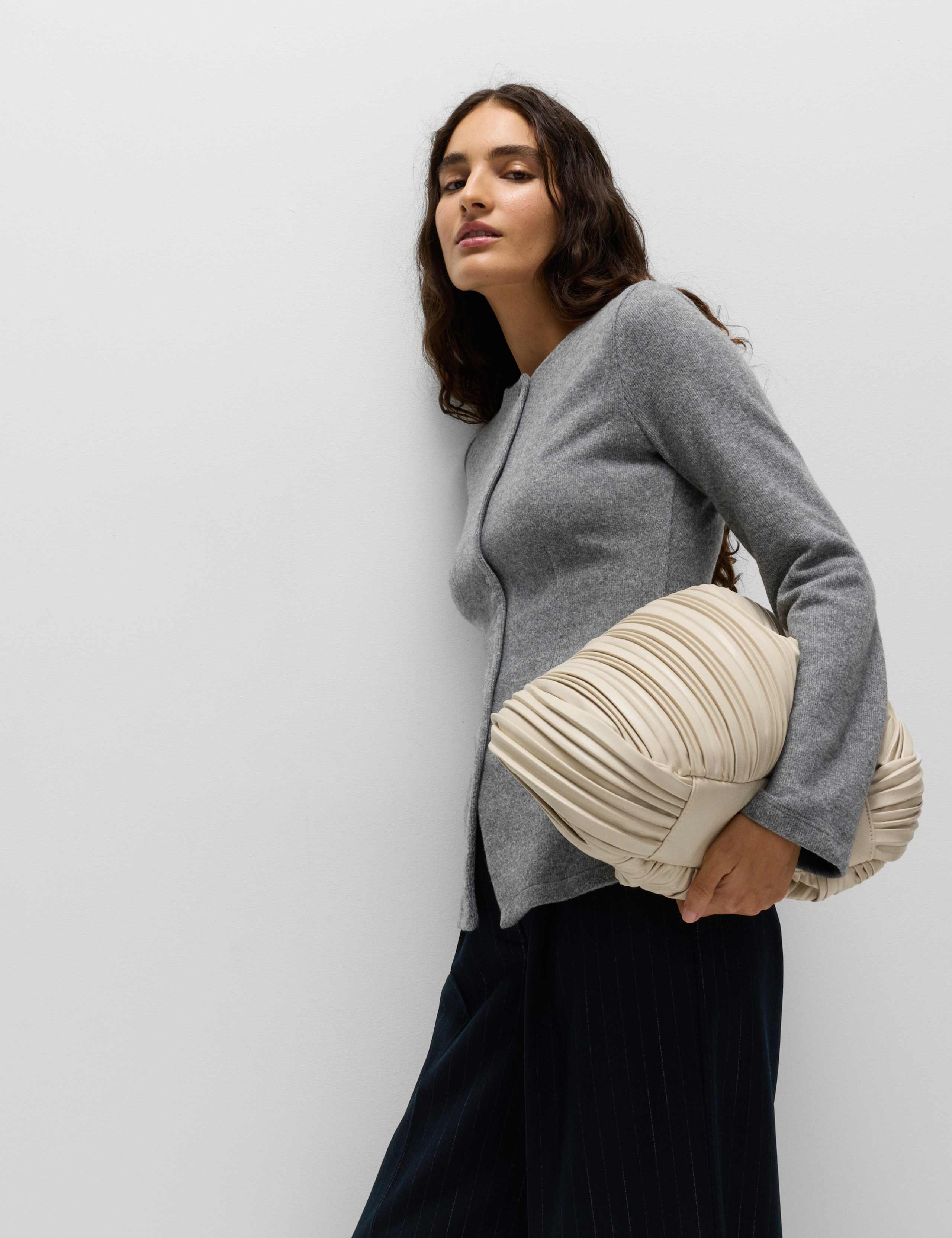 Cosy Crew Neck Slim Fit Cardigan 5 of 6