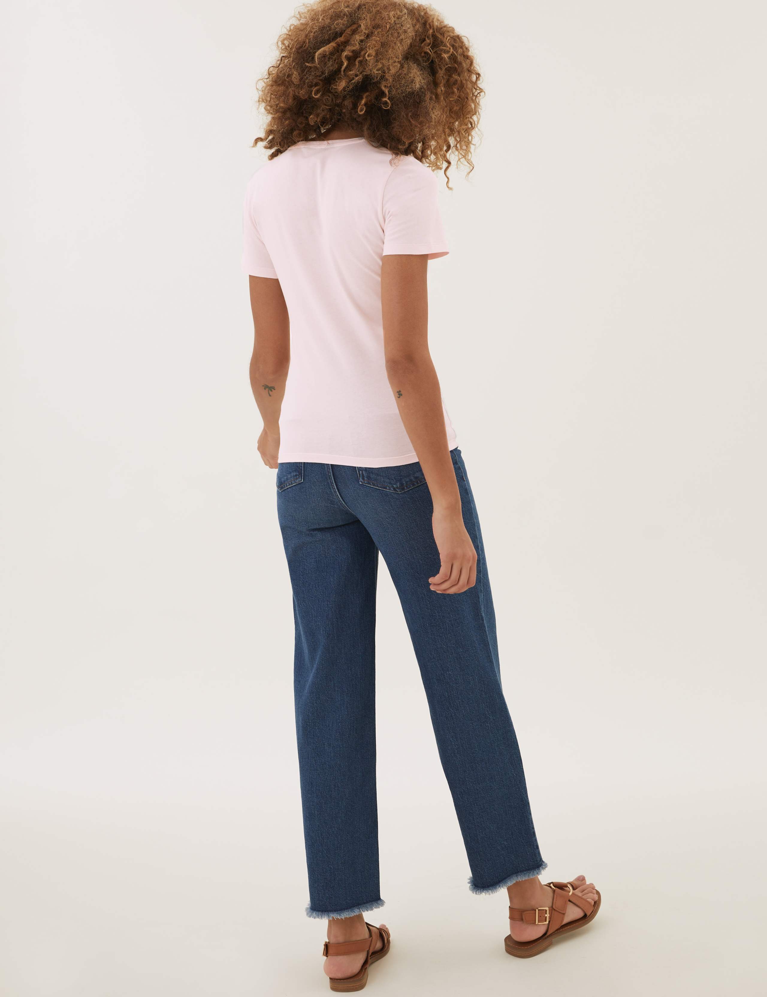 Cotton Slogan Fitted T-Shirt 3 of 4