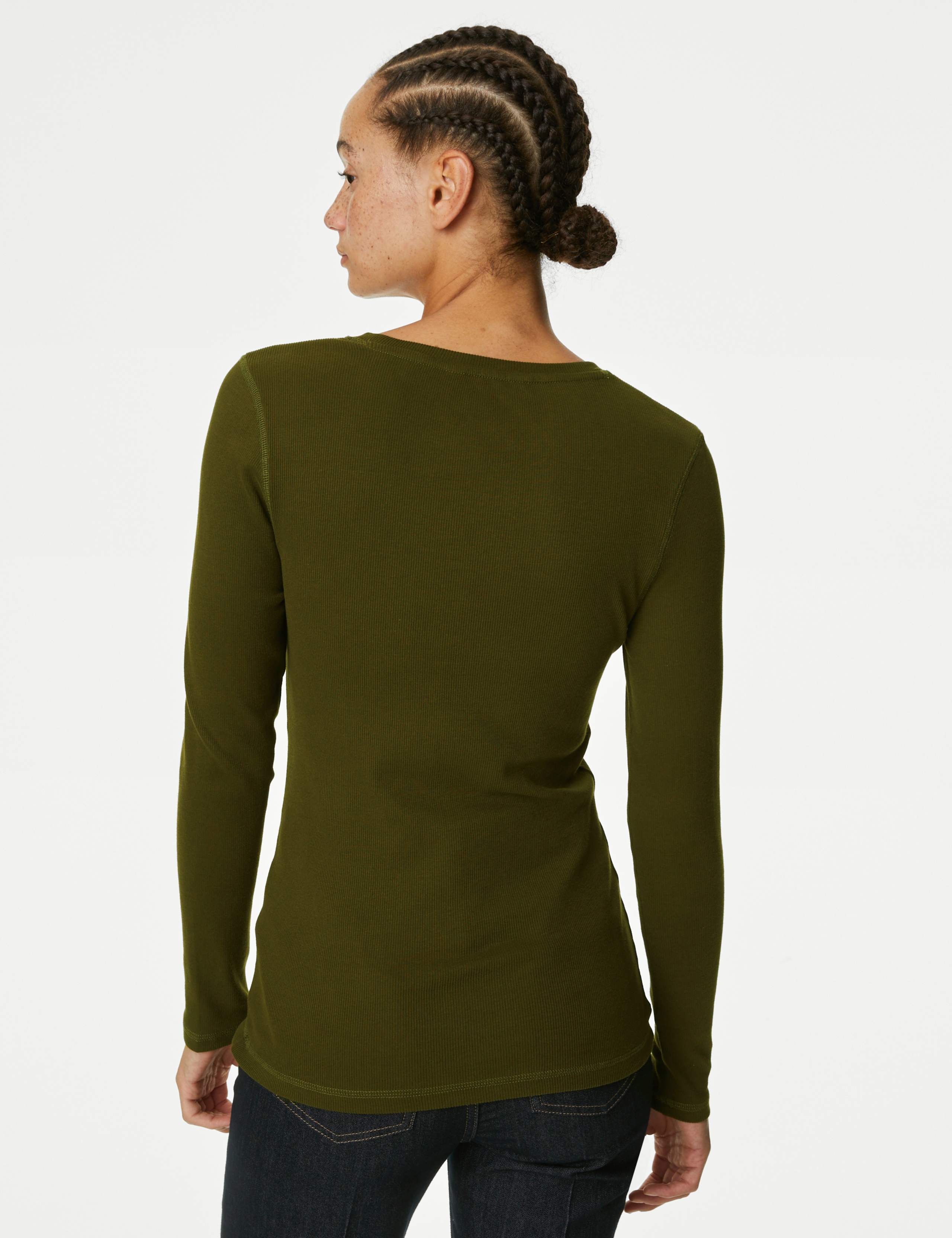 Cotton Rich Ribbed Top 5 of 5