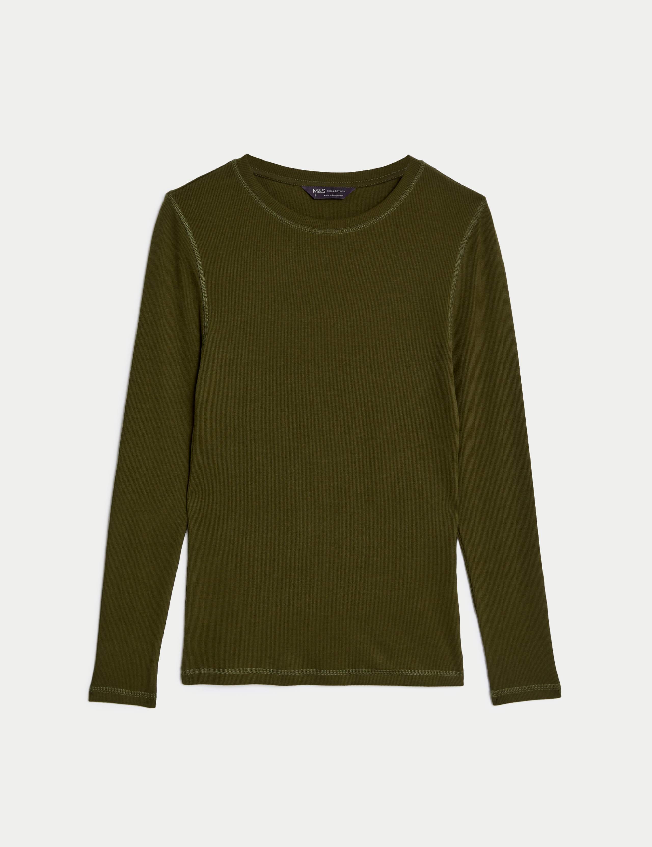 Cotton Rich Ribbed Top 2 of 5