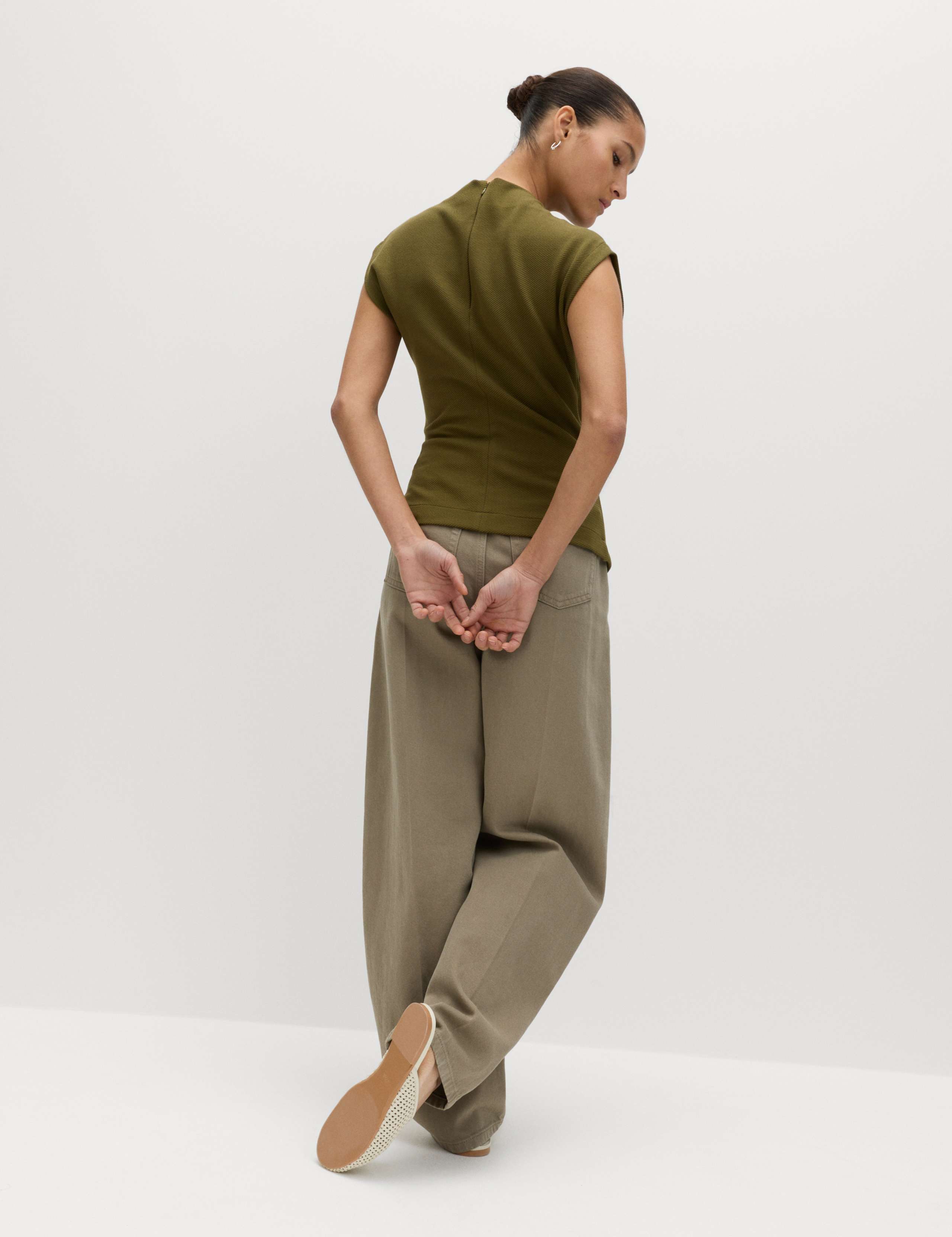 Cotton Rich Drape Sleeveless Top 6 of 6