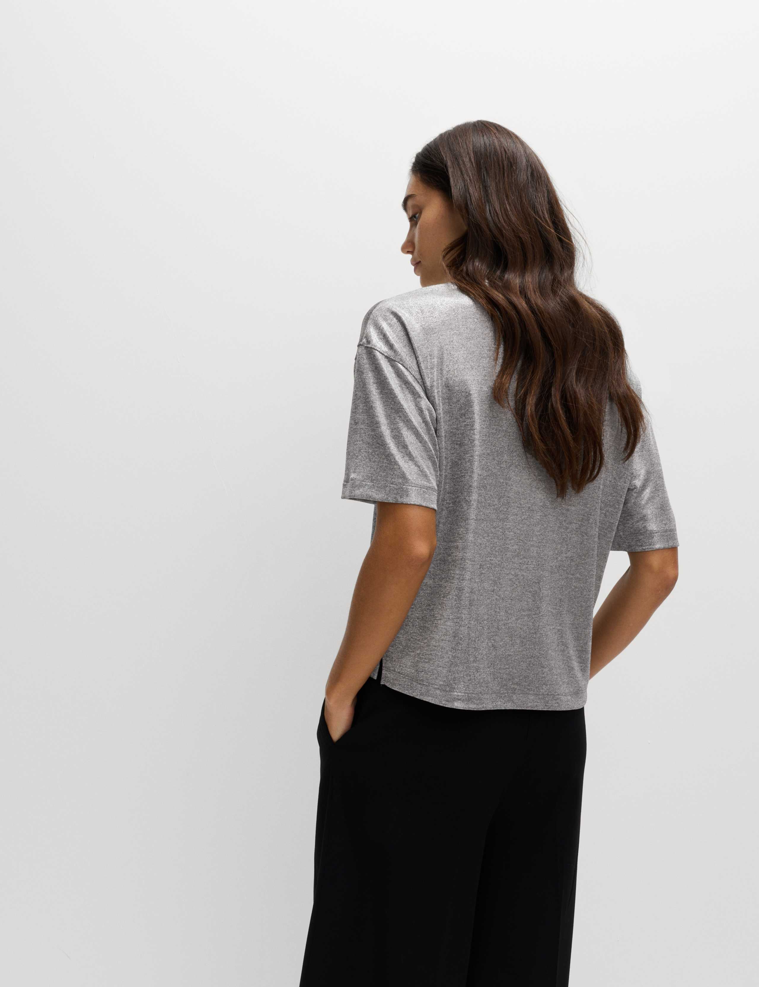 Metallic Shimmer T-Shirt 4 of 4