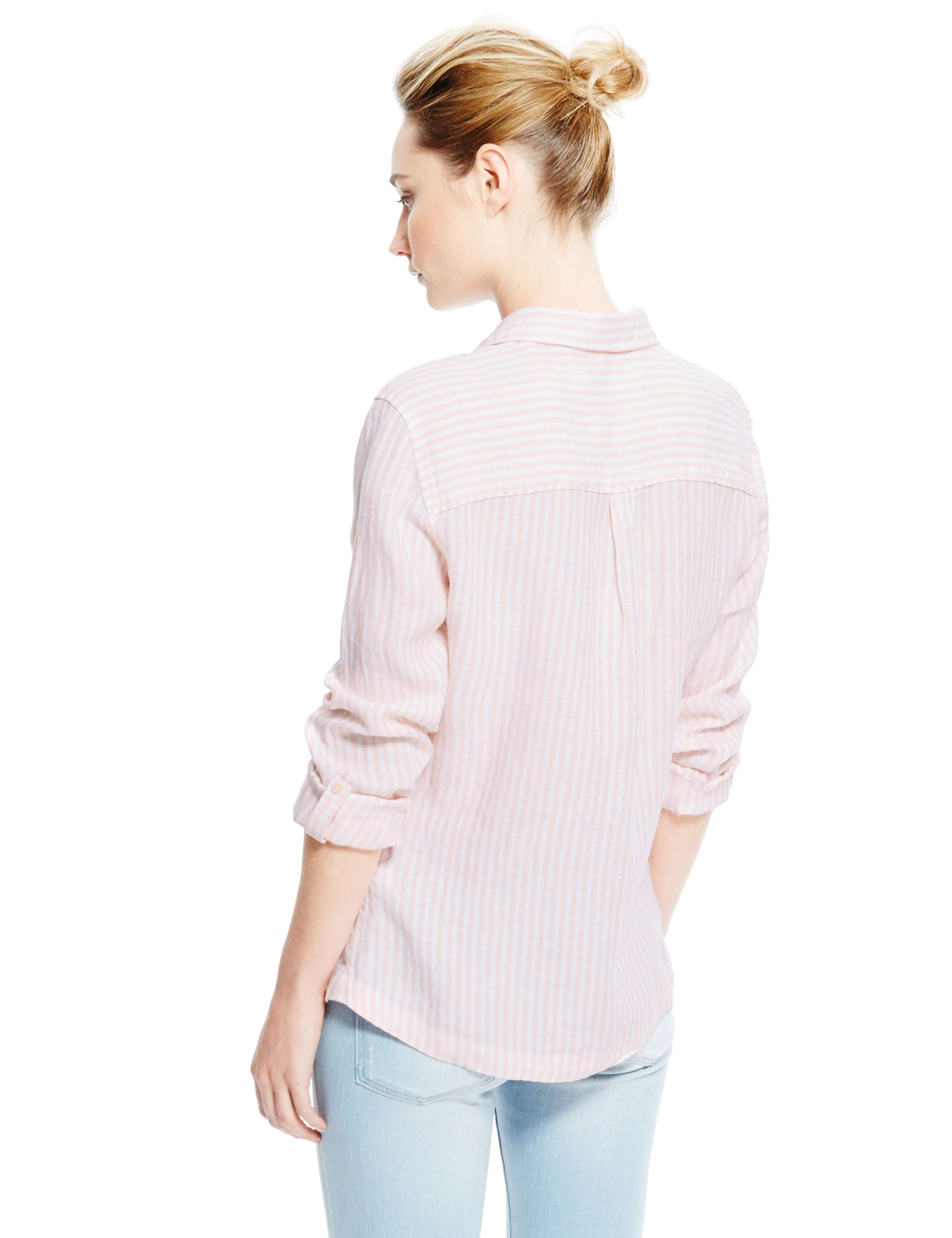 Pure Linen Striped Shirt 3 of 4