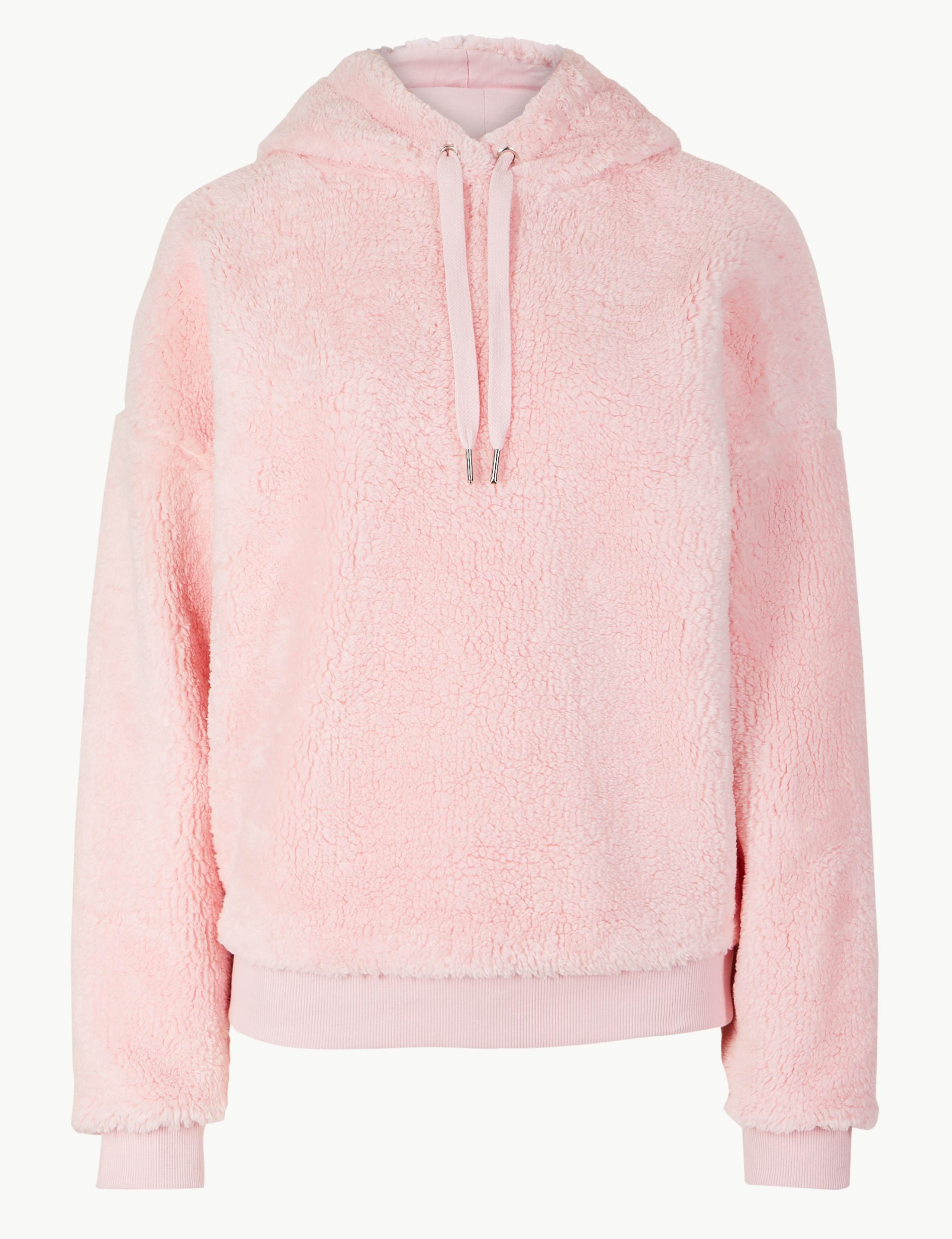 Borg Long Sleeve Oversized Hoodie 2 of 4