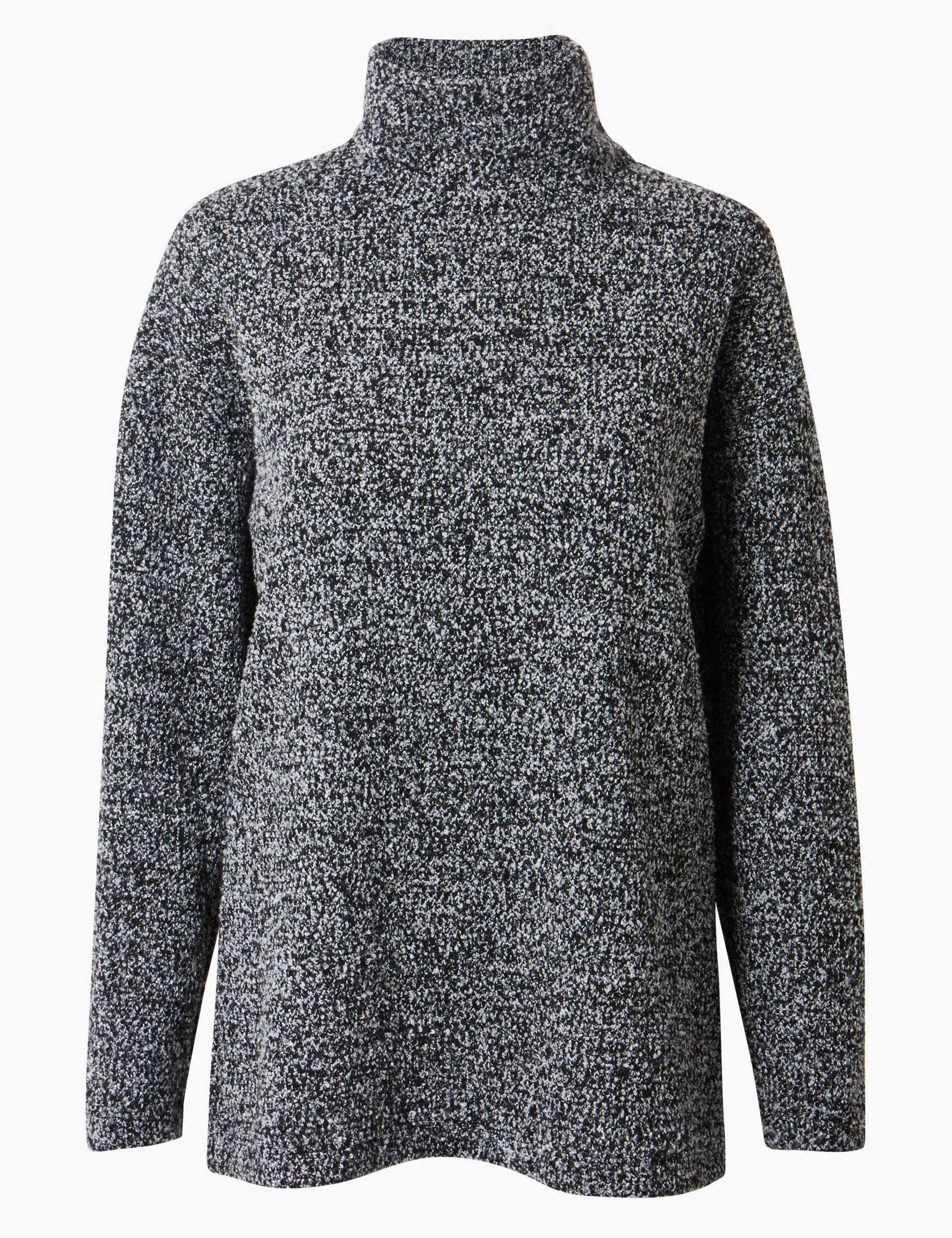 Textured High Neck Relaxed Fit Jumper 2 of 4