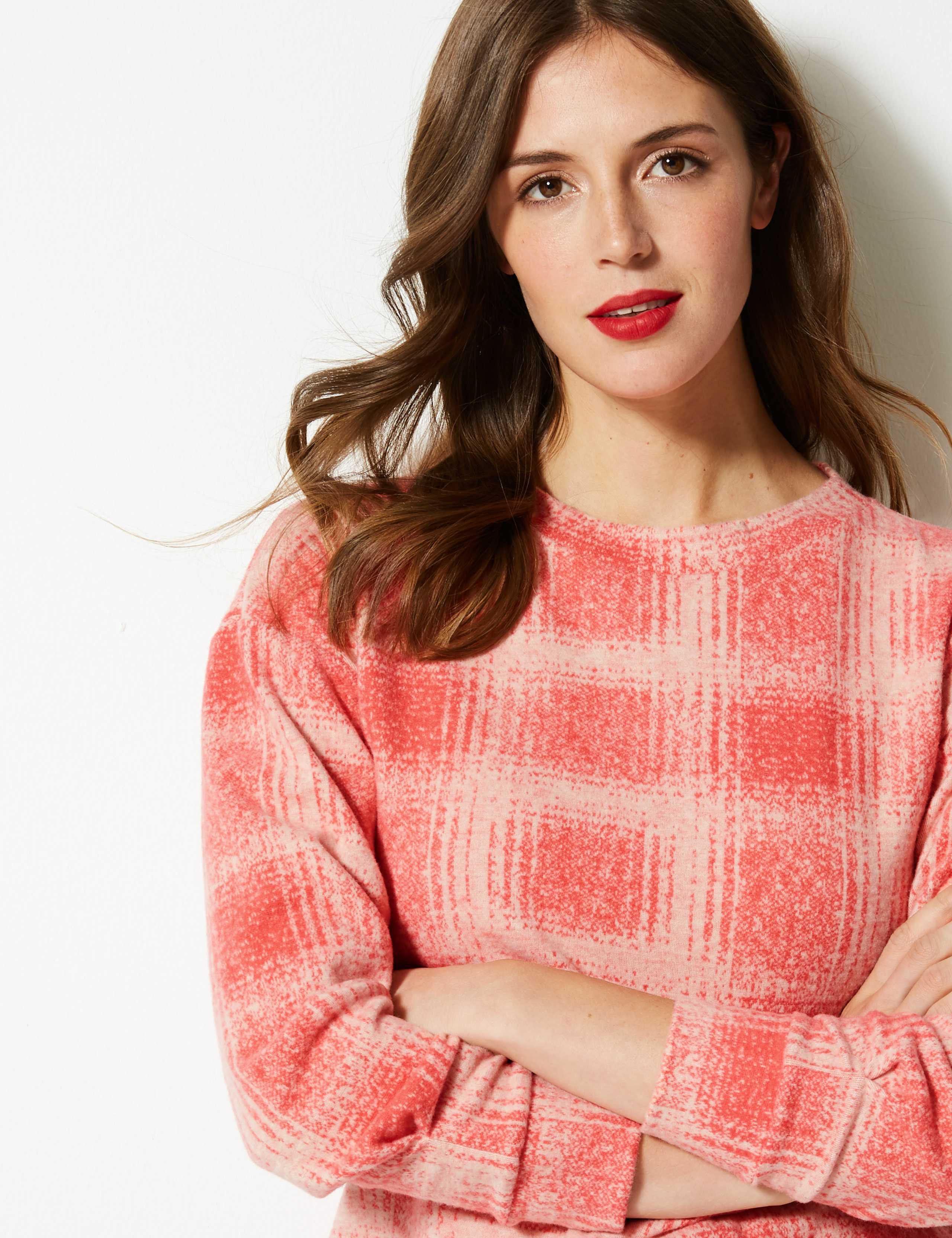 Checked Long Sleeve T-Shirt 3 of 4