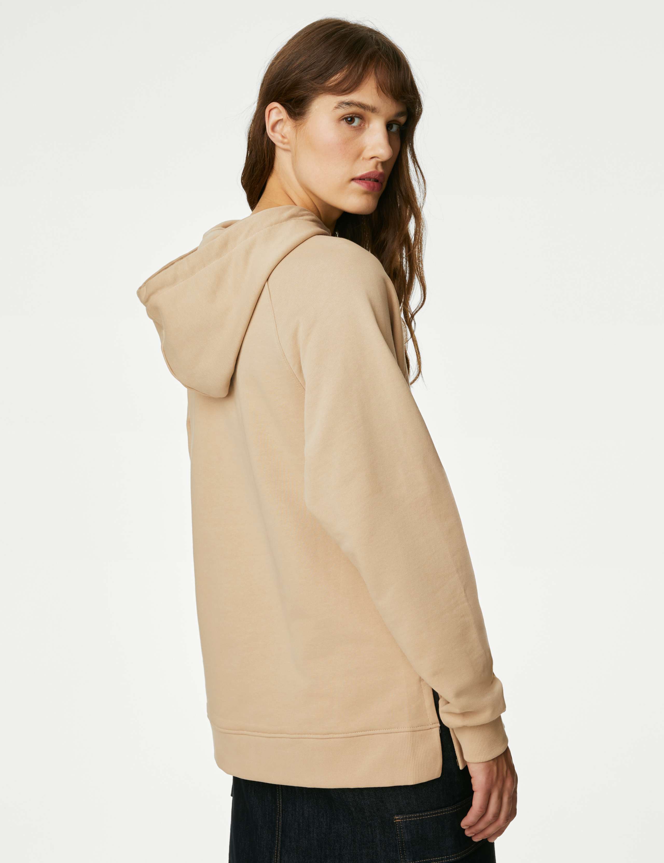 Pure Cotton Longline Hoodie 5 of 5