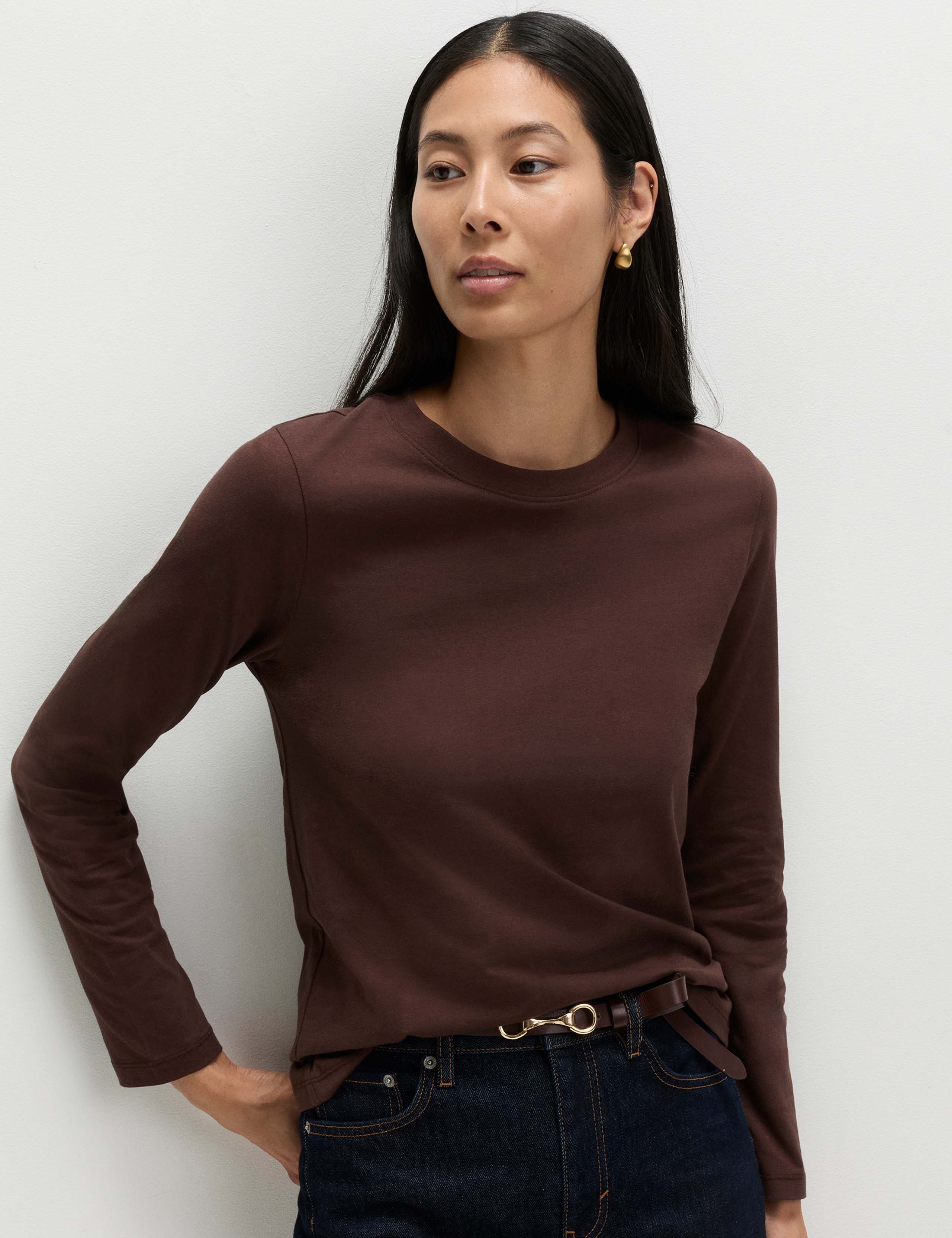 Pure Cotton Everyday Fit Top 1 of 6