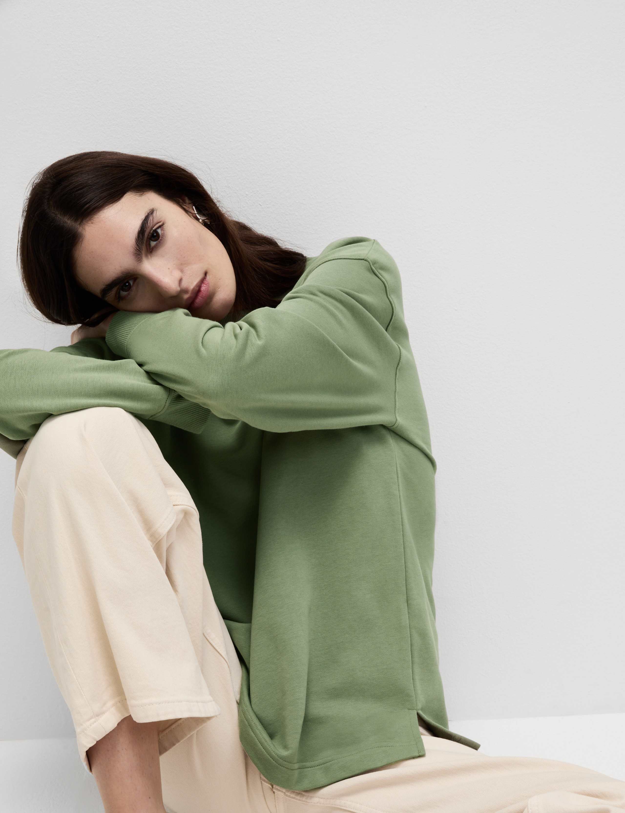 Cotton Rich Oversized Longline Sweatshirt 4 of 6