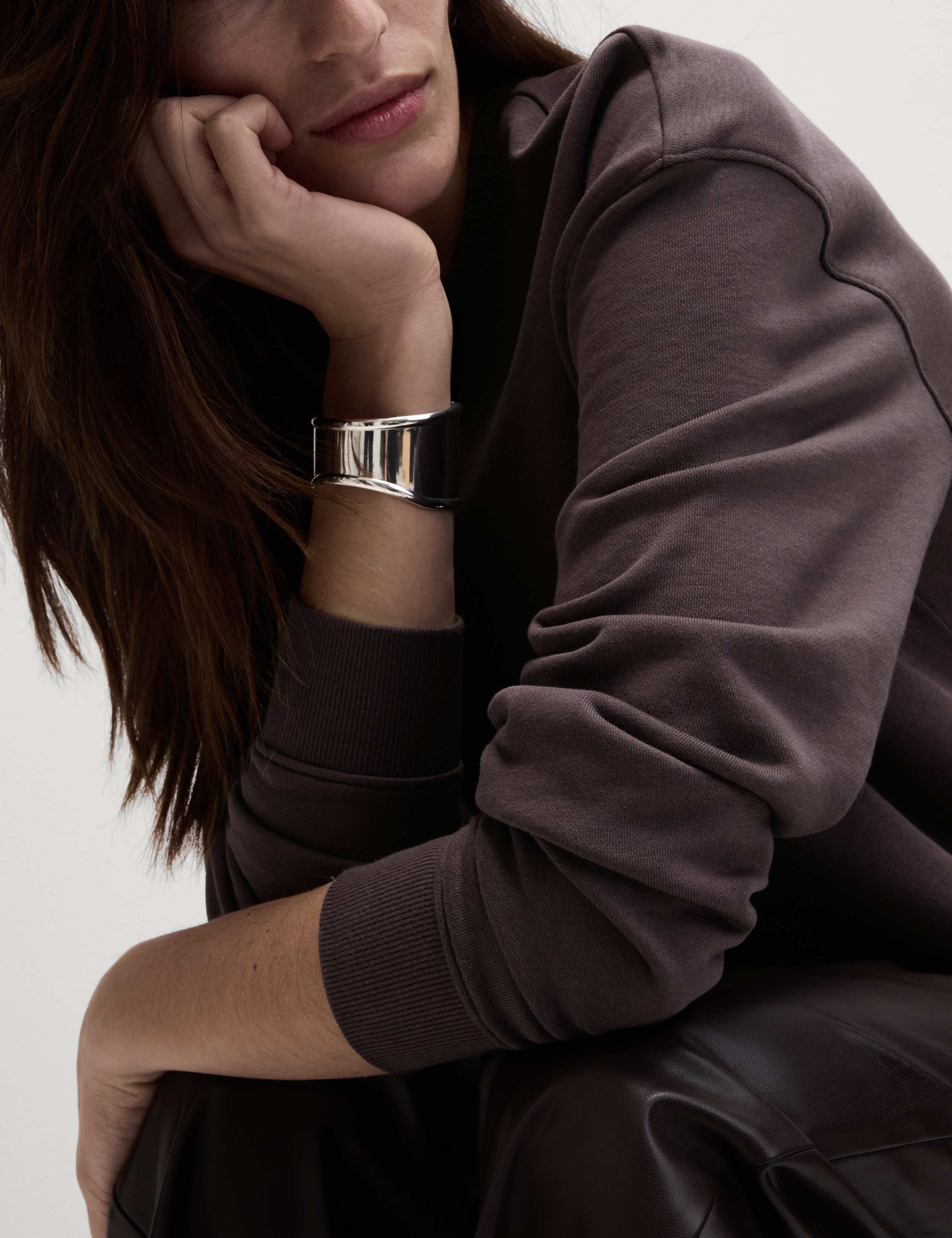 Cotton Rich Oversized Longline Sweatshirt 6 of 6