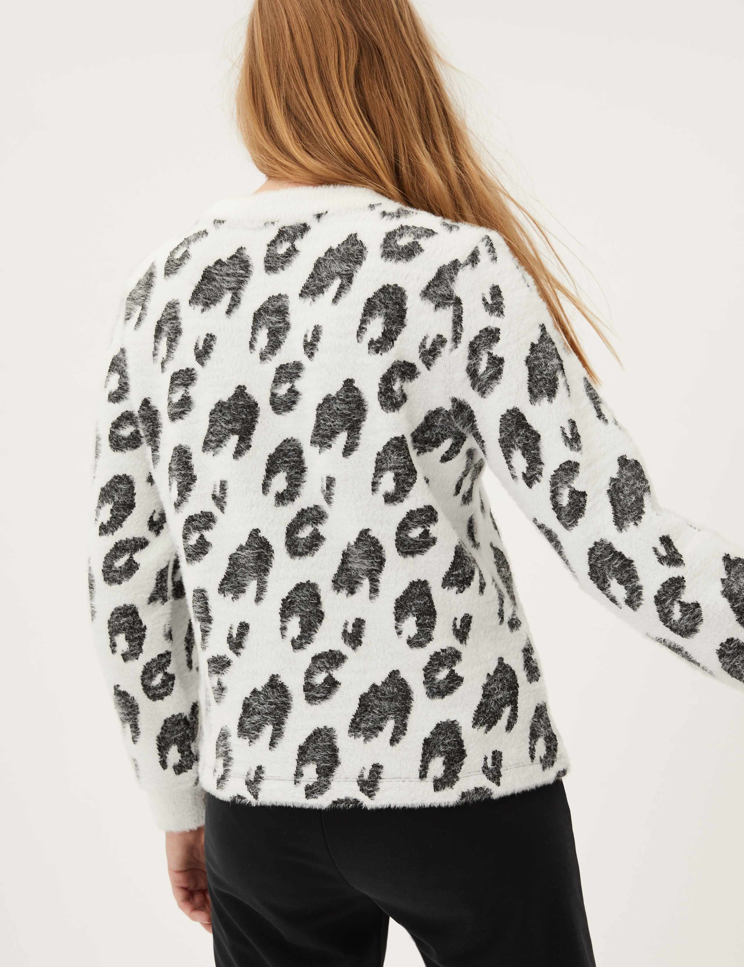 Brushed Jacquard Long Sleeve Top 4 of 5