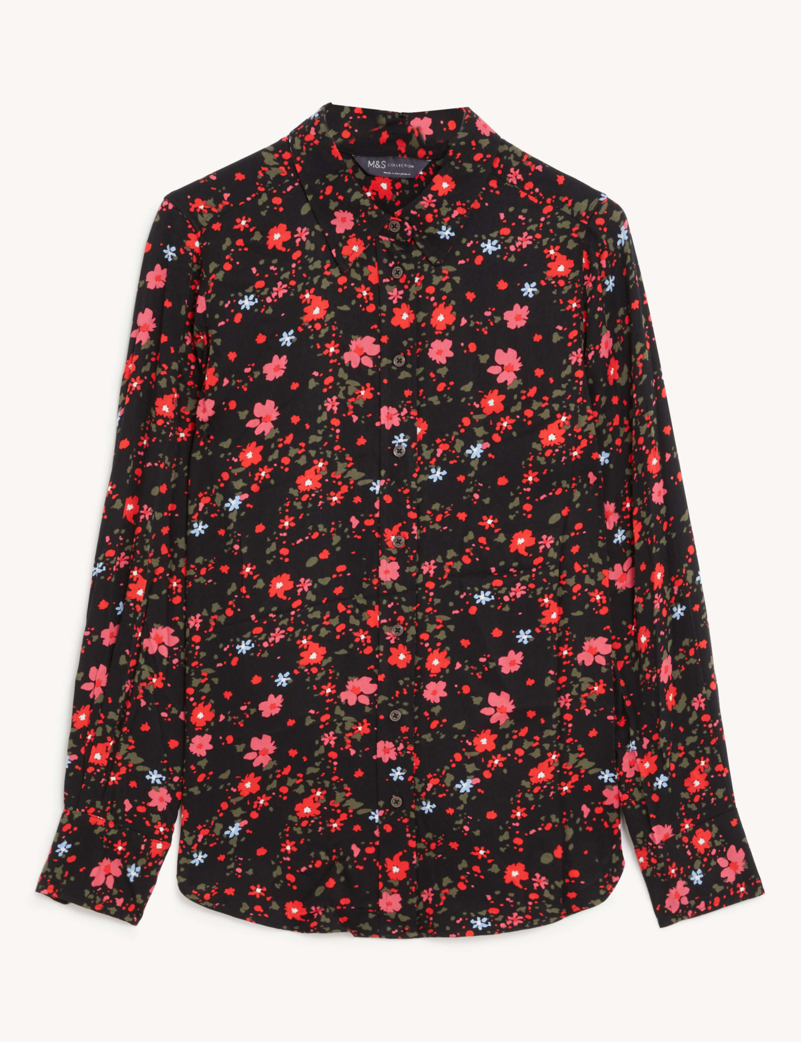 Printed Collared Long Sleeve Shirt 2 of 5