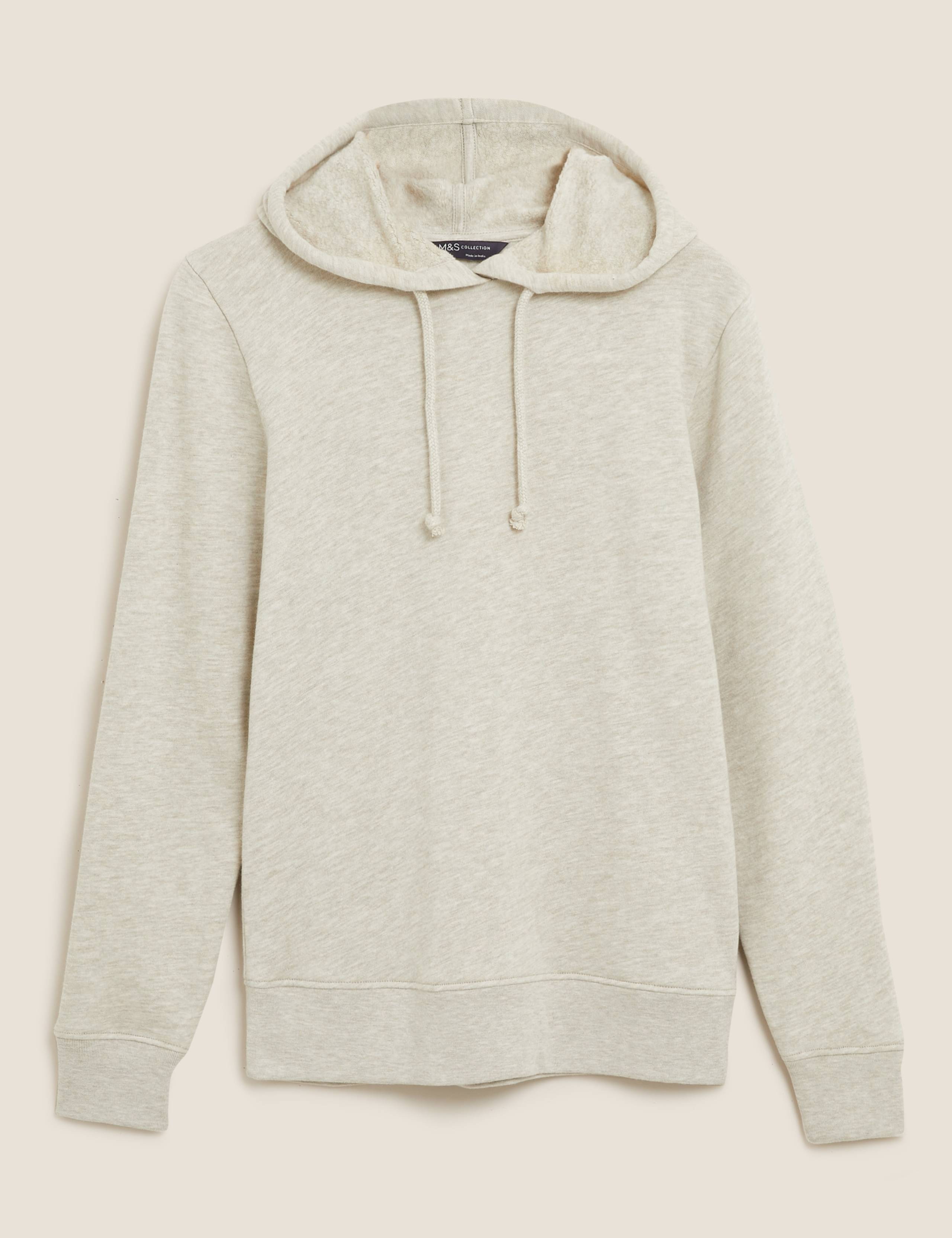Cotton Relaxed Long Sleeve Hoodie 2 of 6
