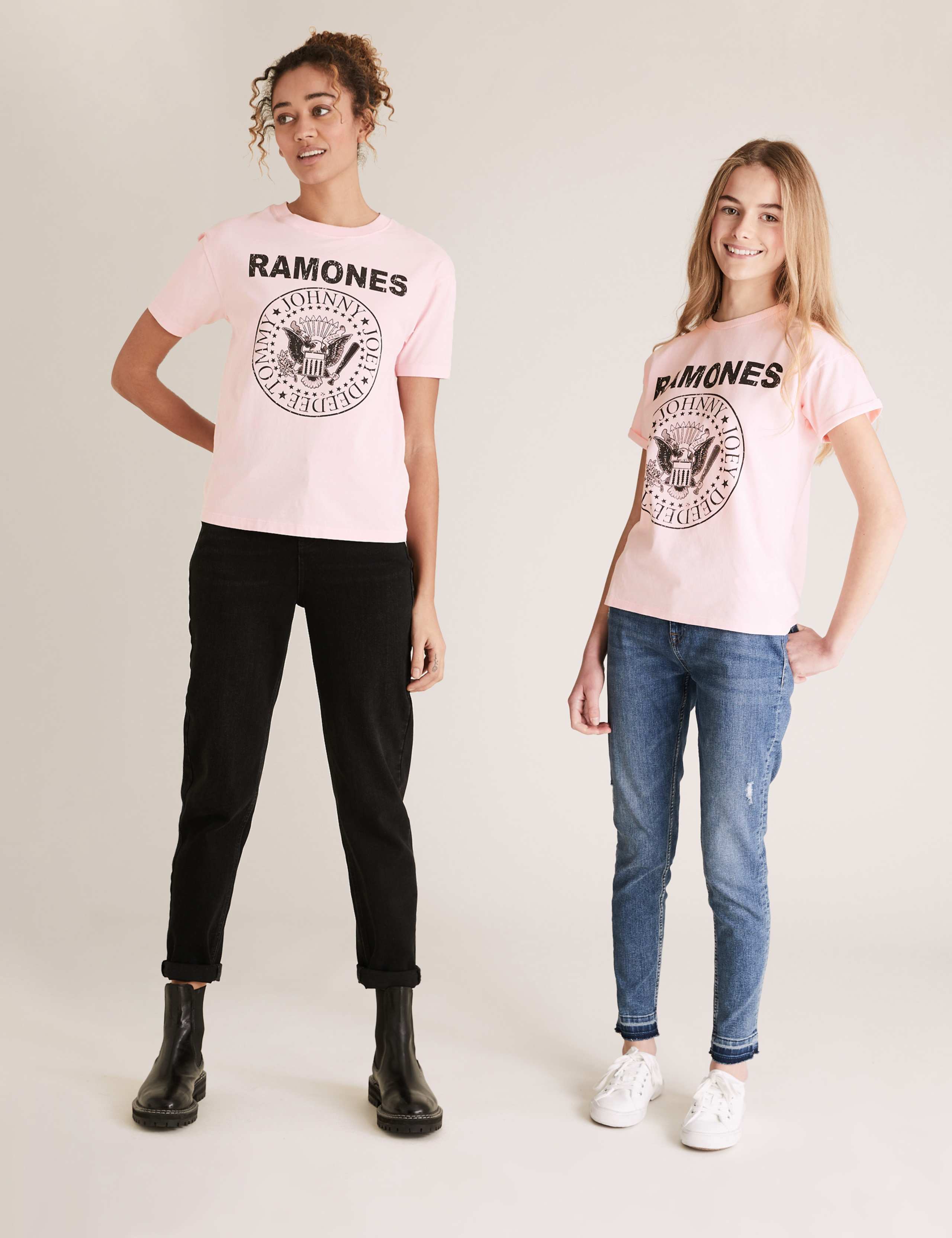 Pure Cotton Ramones Slogan T-Shirt 3 of 7