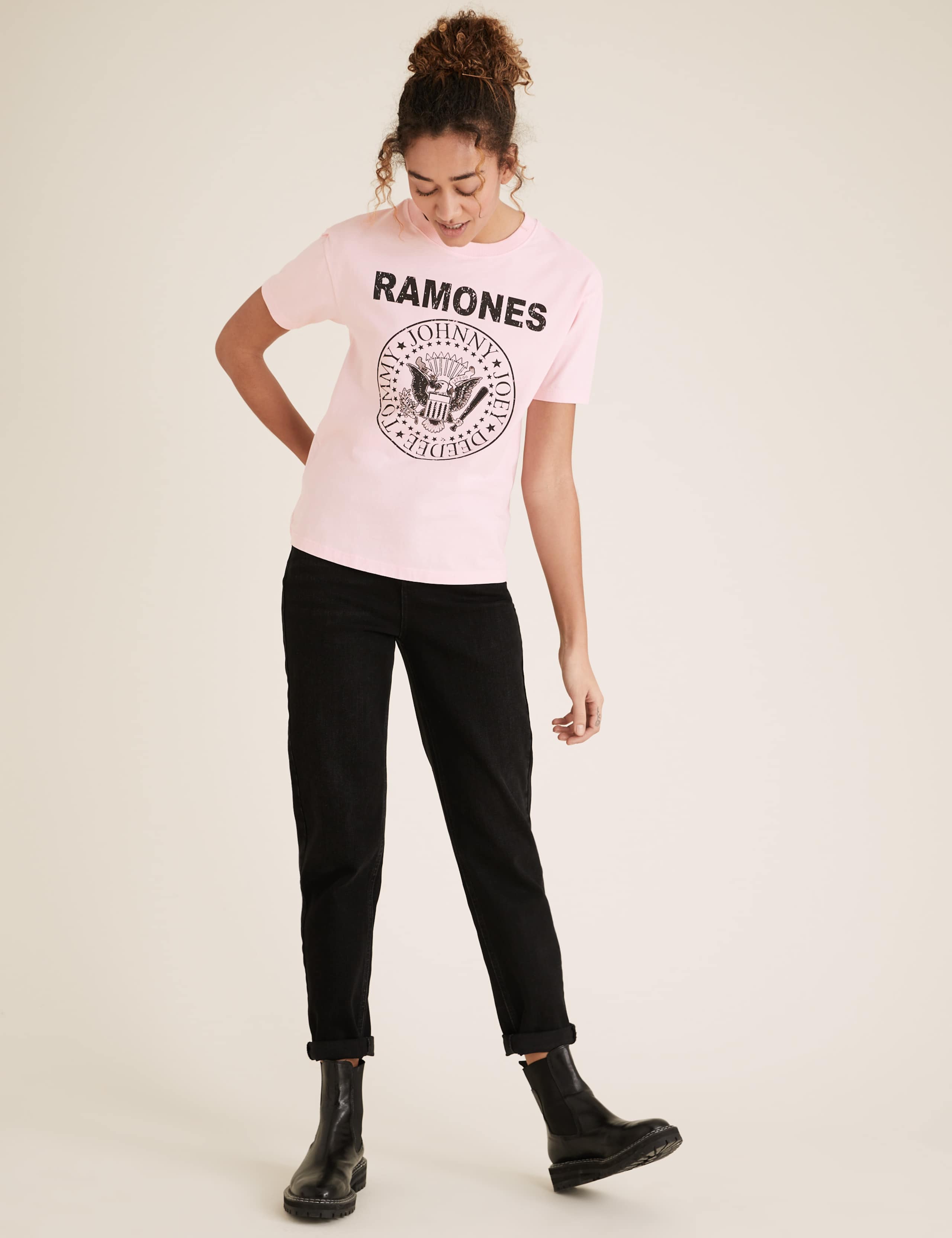 Pure Cotton Ramones Slogan T-Shirt 6 of 7