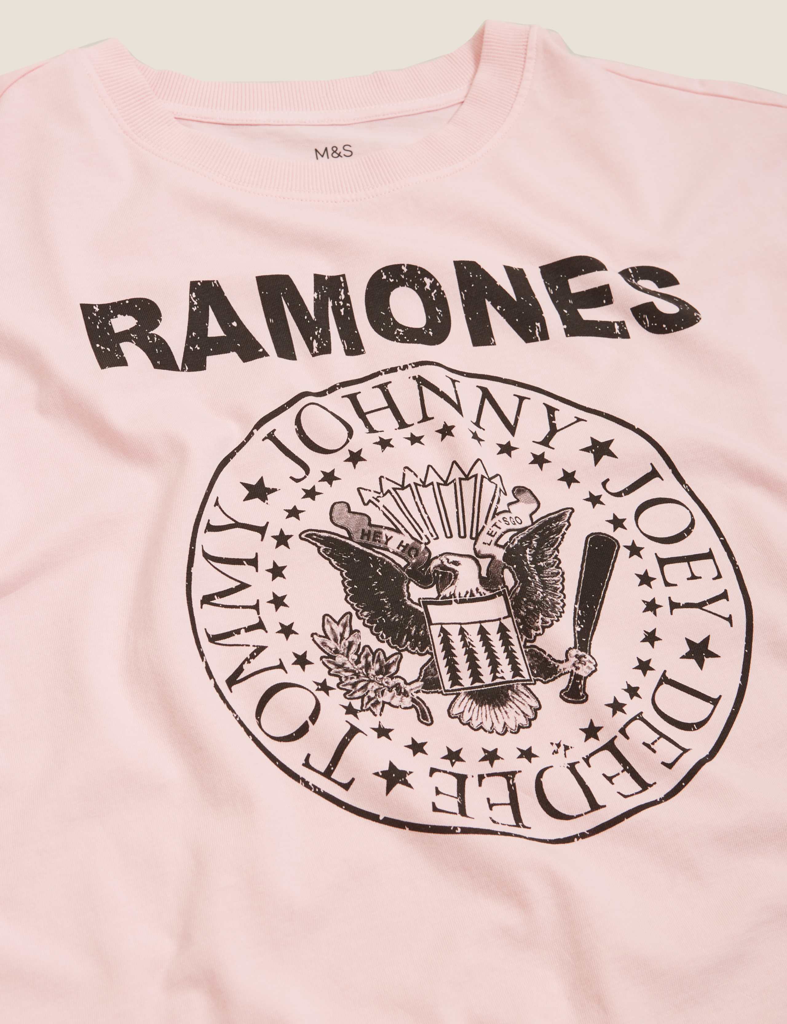 Pure Cotton Ramones Slogan T-Shirt 7 of 7