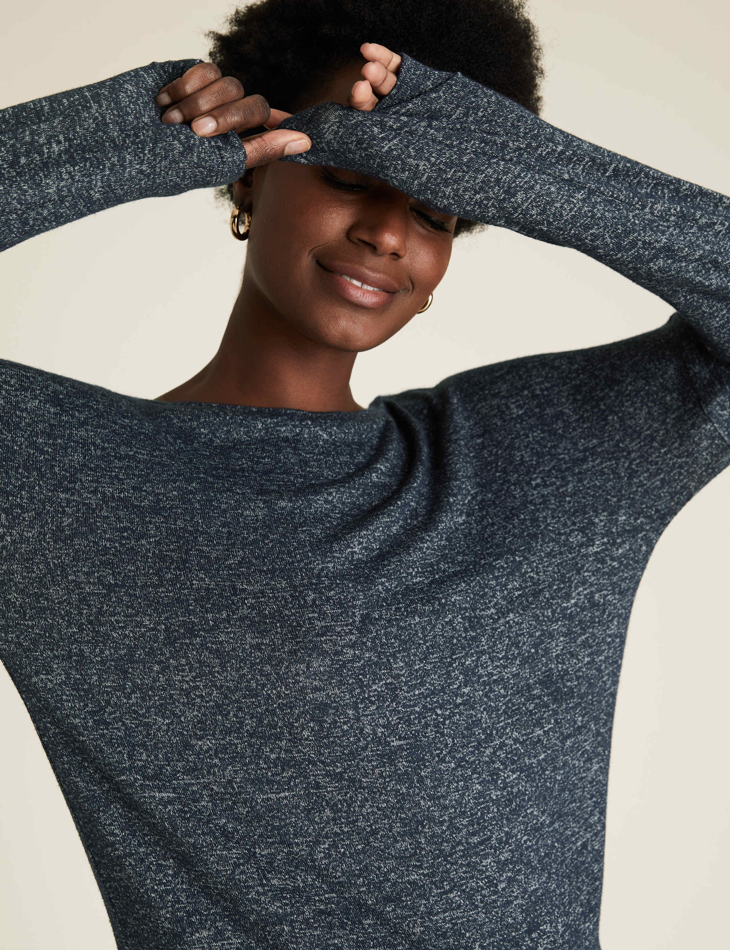 Soft Touch Crew Neck Long Sleeve Top 3 of 5