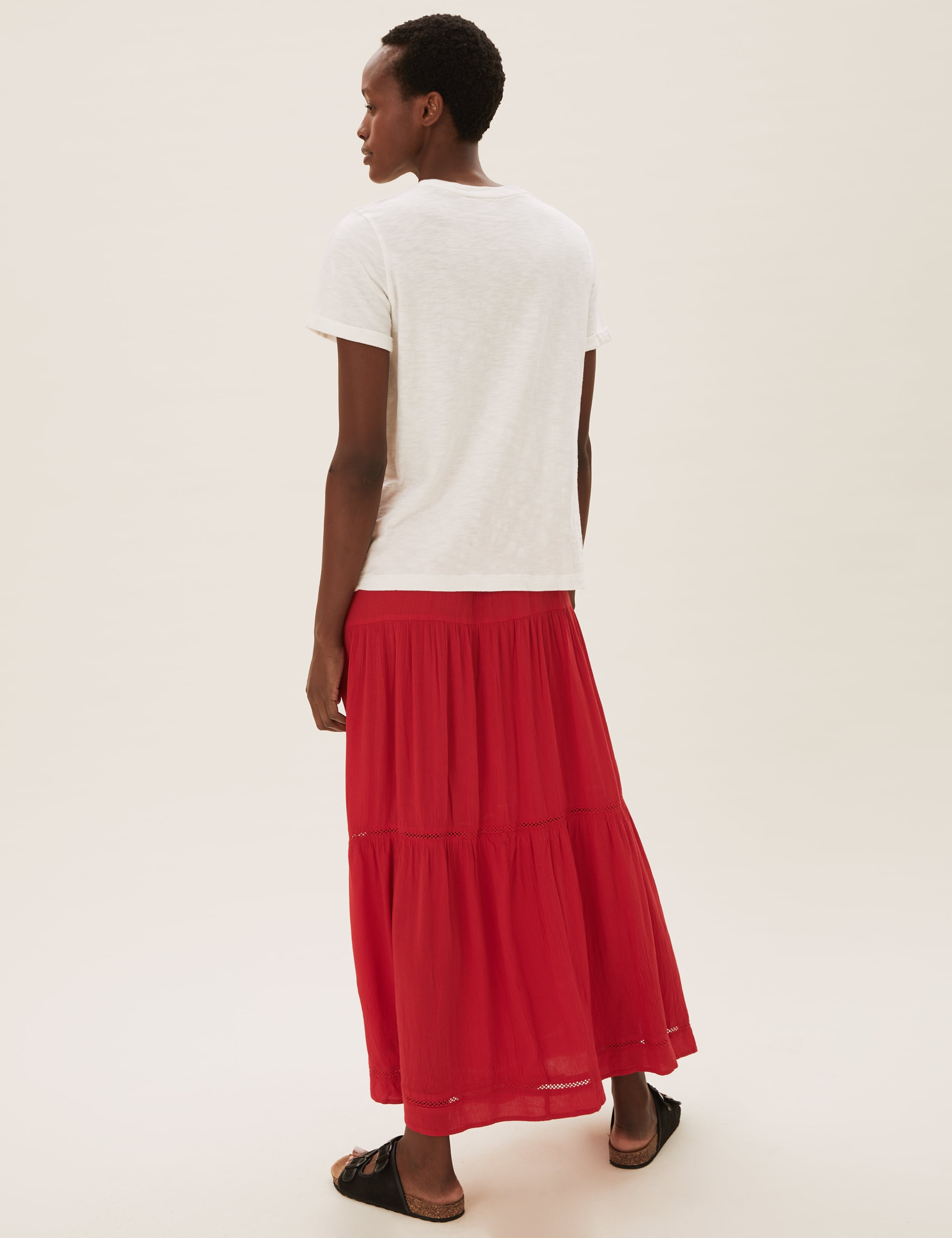 Pure Cotton Crew Neck T-Shirt 4 of 4