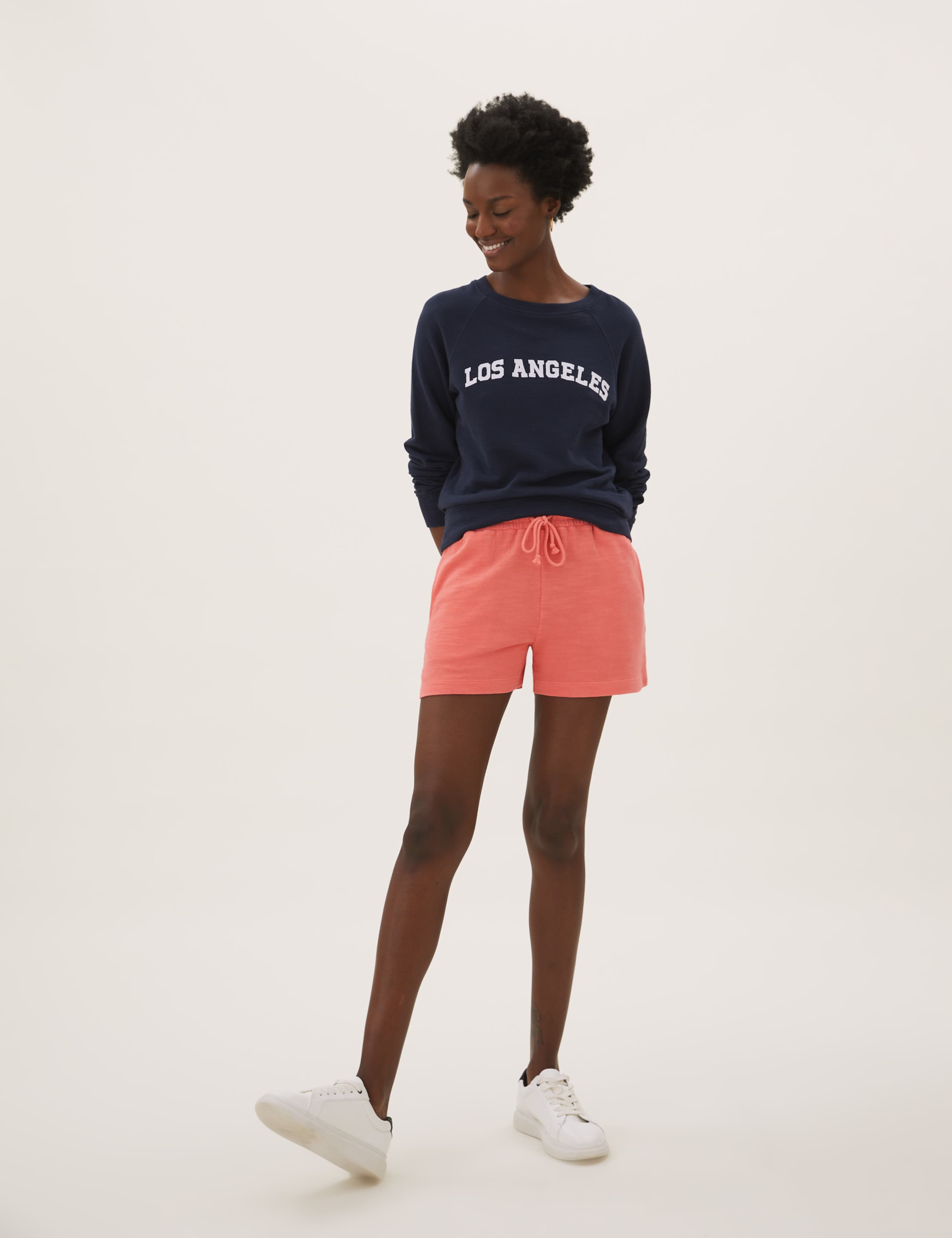 Pure Cotton Los Angeles Slogan Sweatshirt 3 of 4