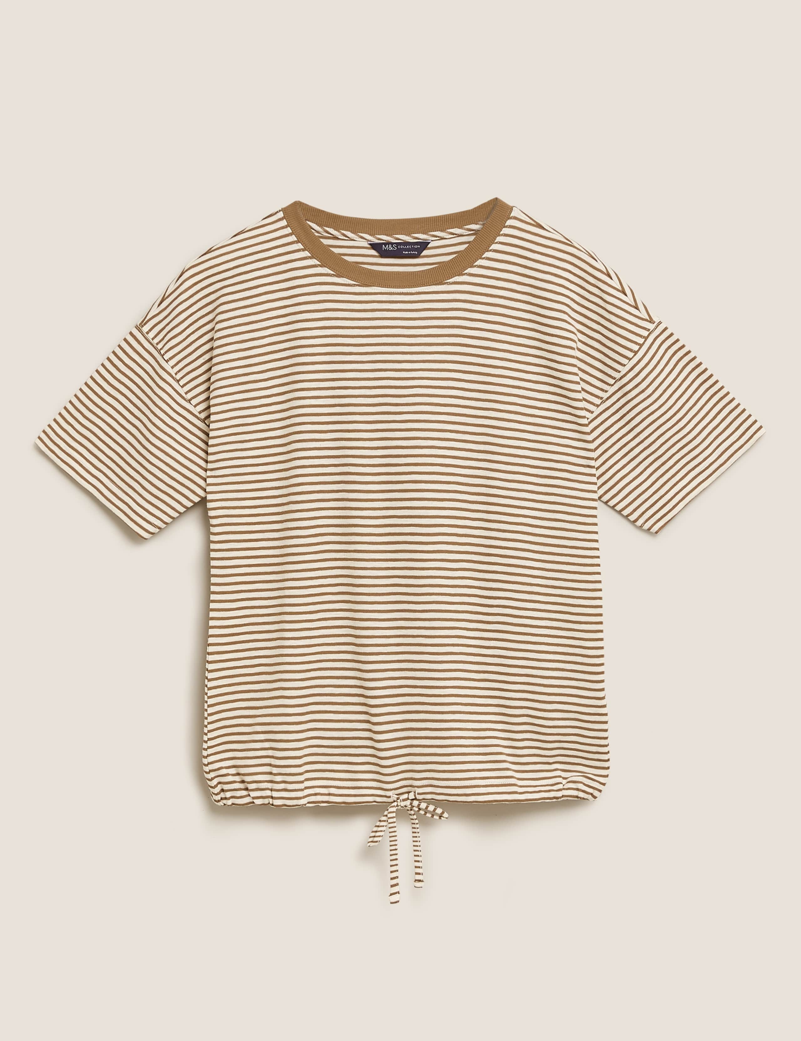 Striped Crew Neck T-Shirt 2 of 5