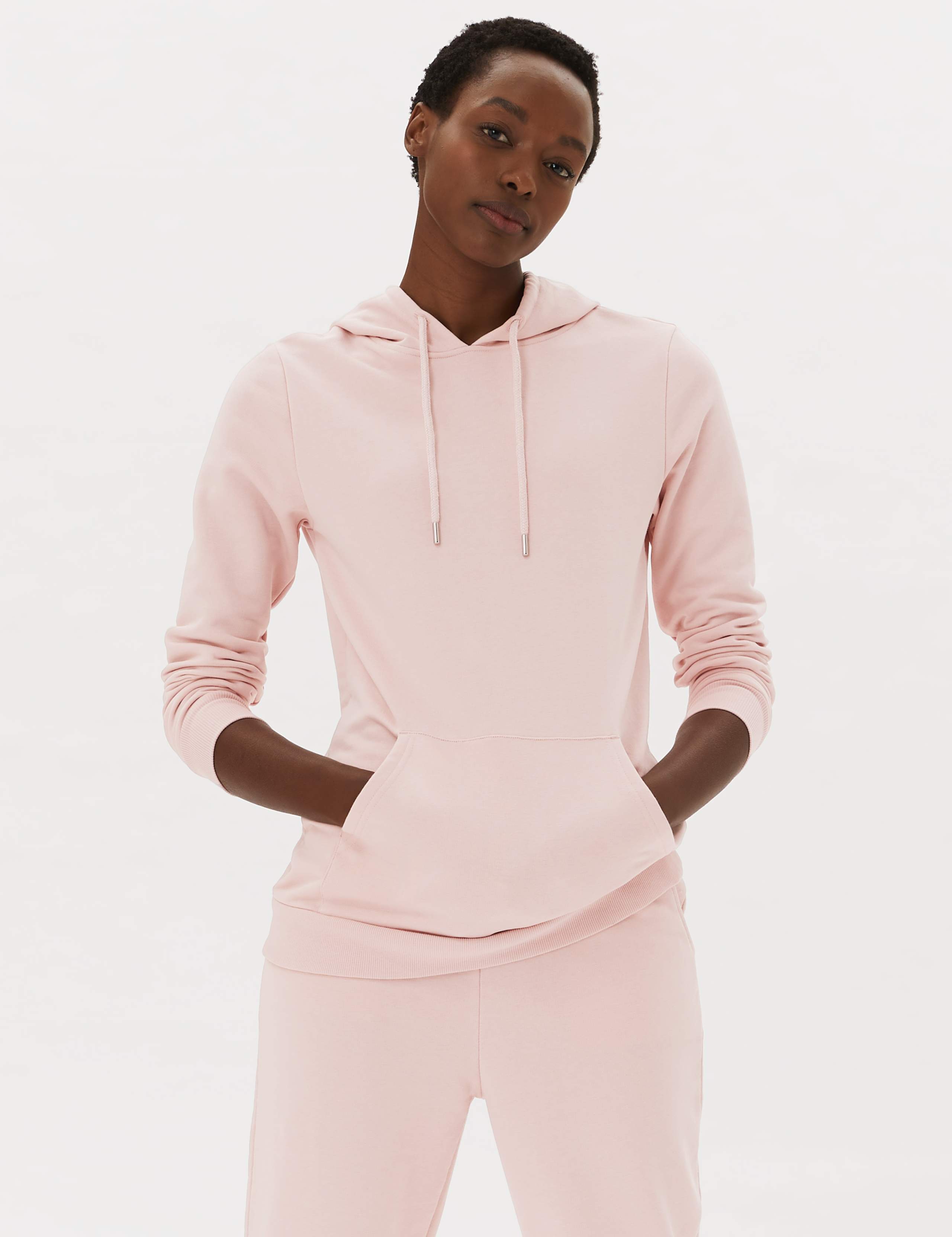 Cotton Longline Hoodie 1 of 6