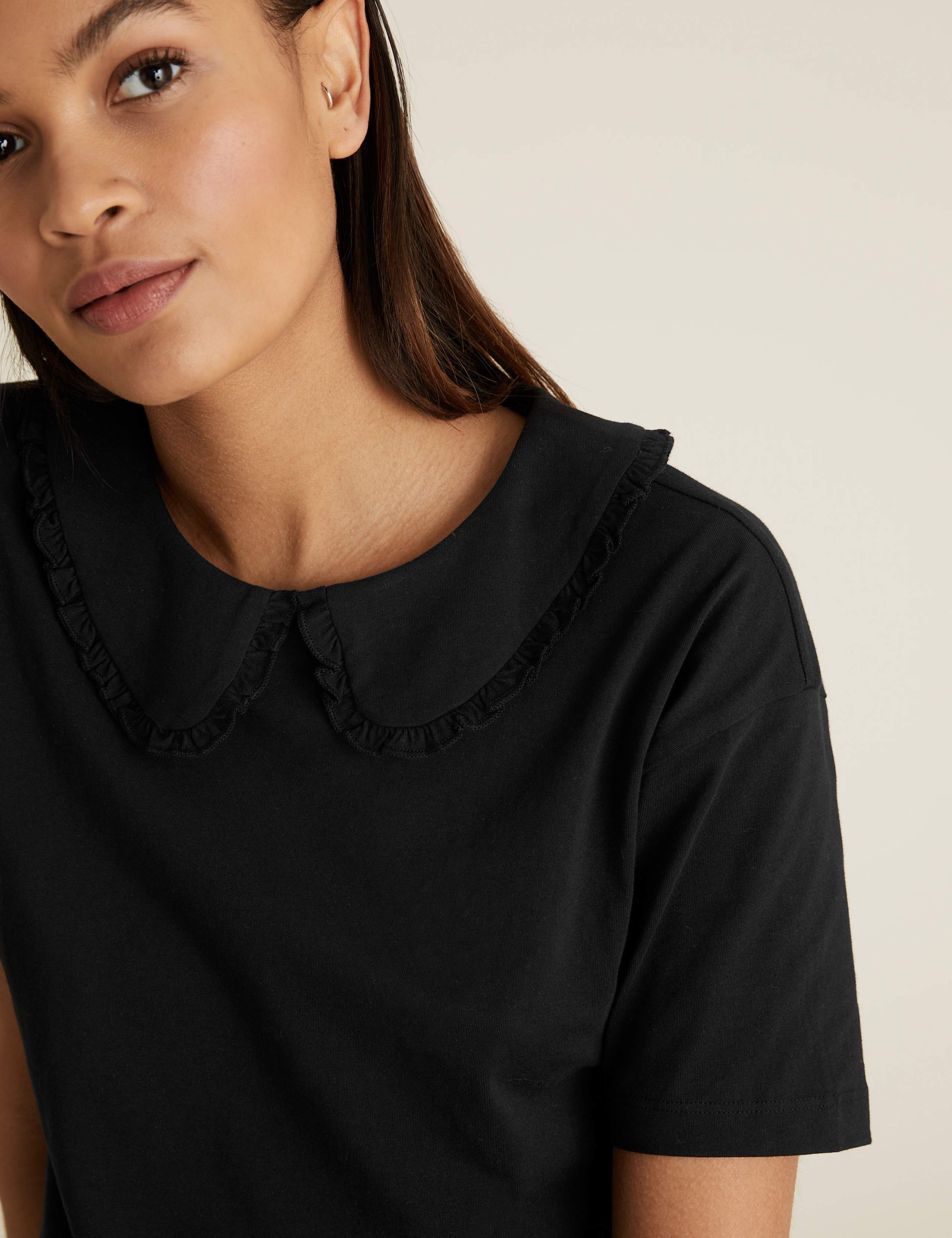 Pure Cotton Collared Short Sleeve T-Shirt 5 of 5