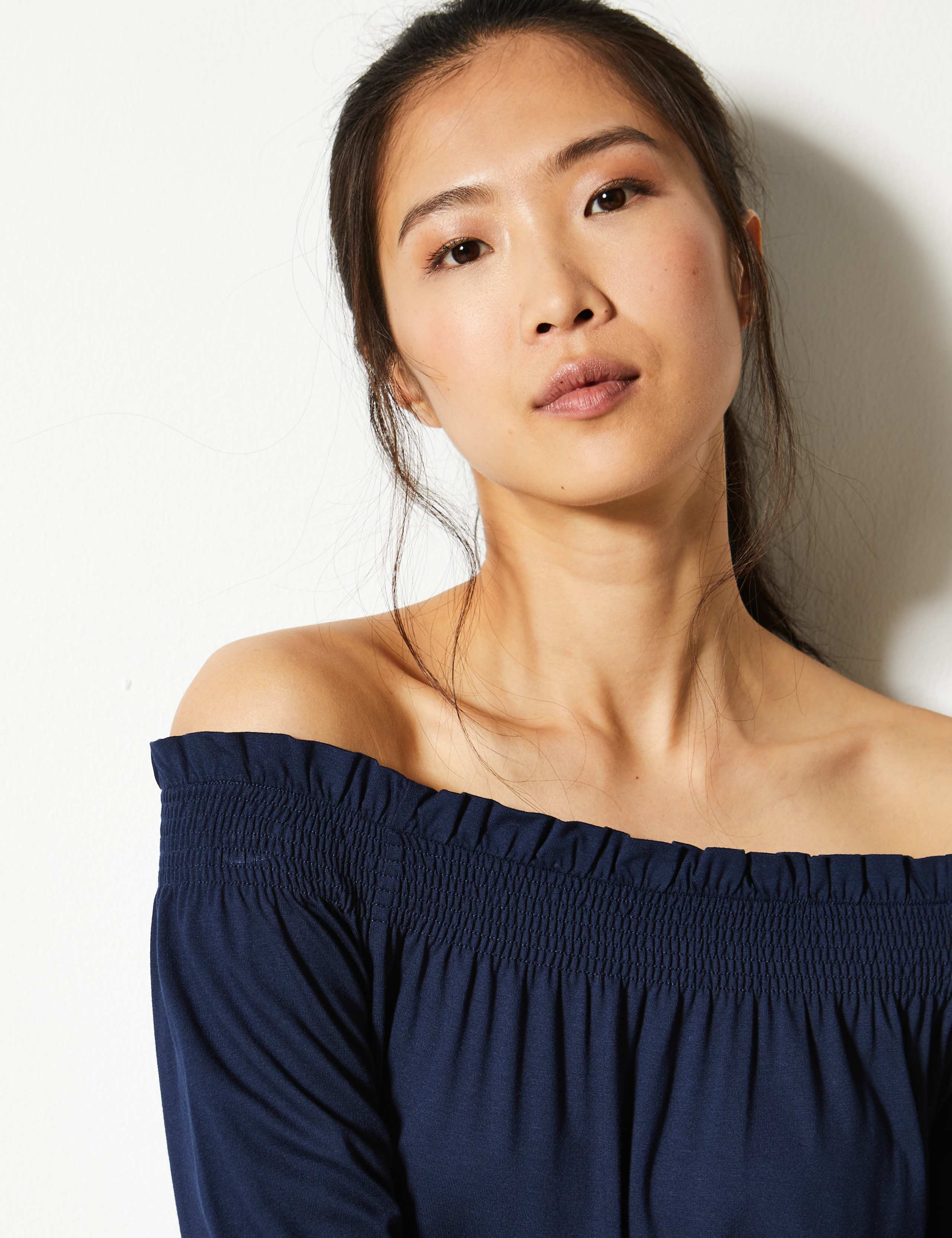 Regular Fit Bardot Top 3 of 4
