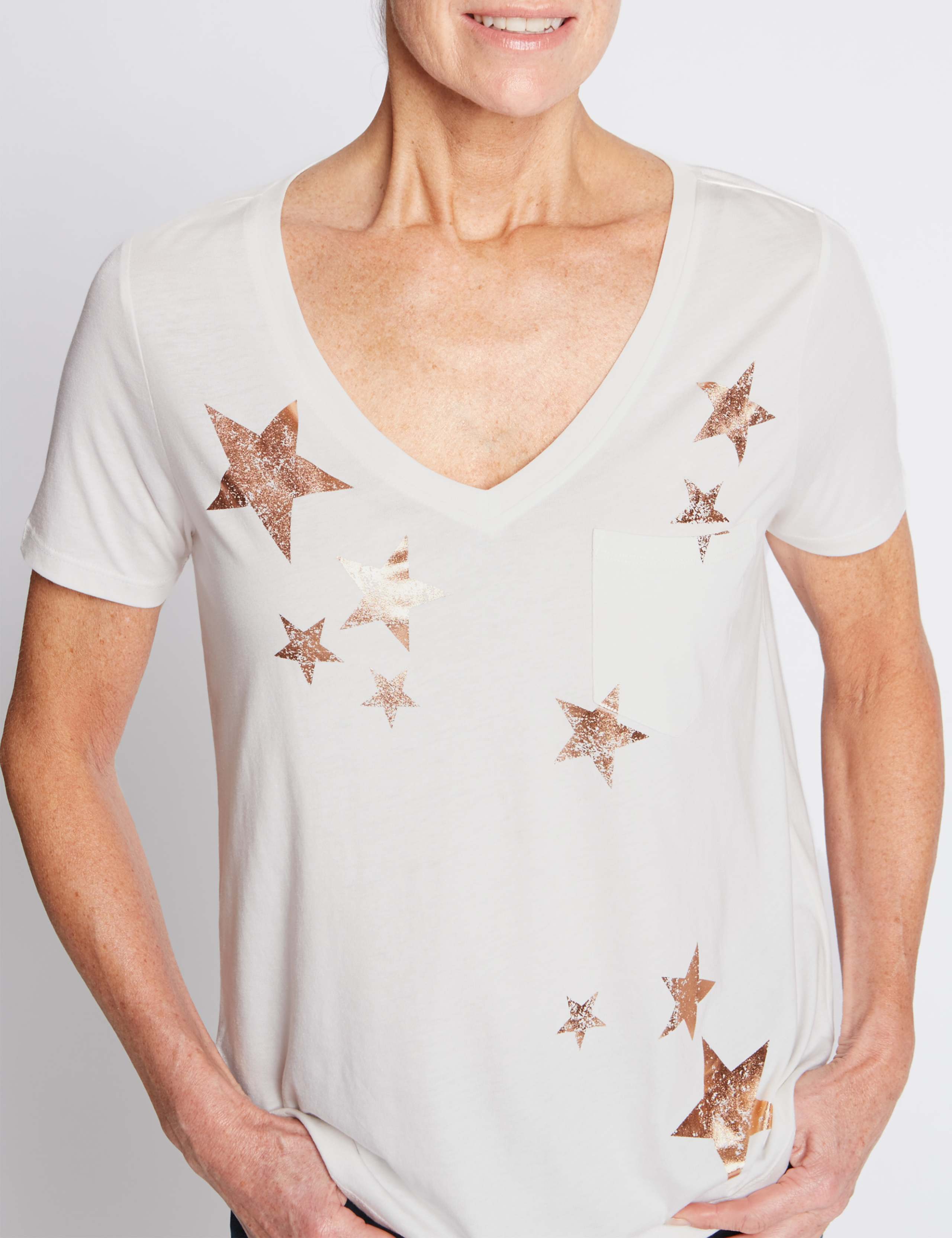 Modal Blend Printed Short Sleeve T-Shirt 5 of 5