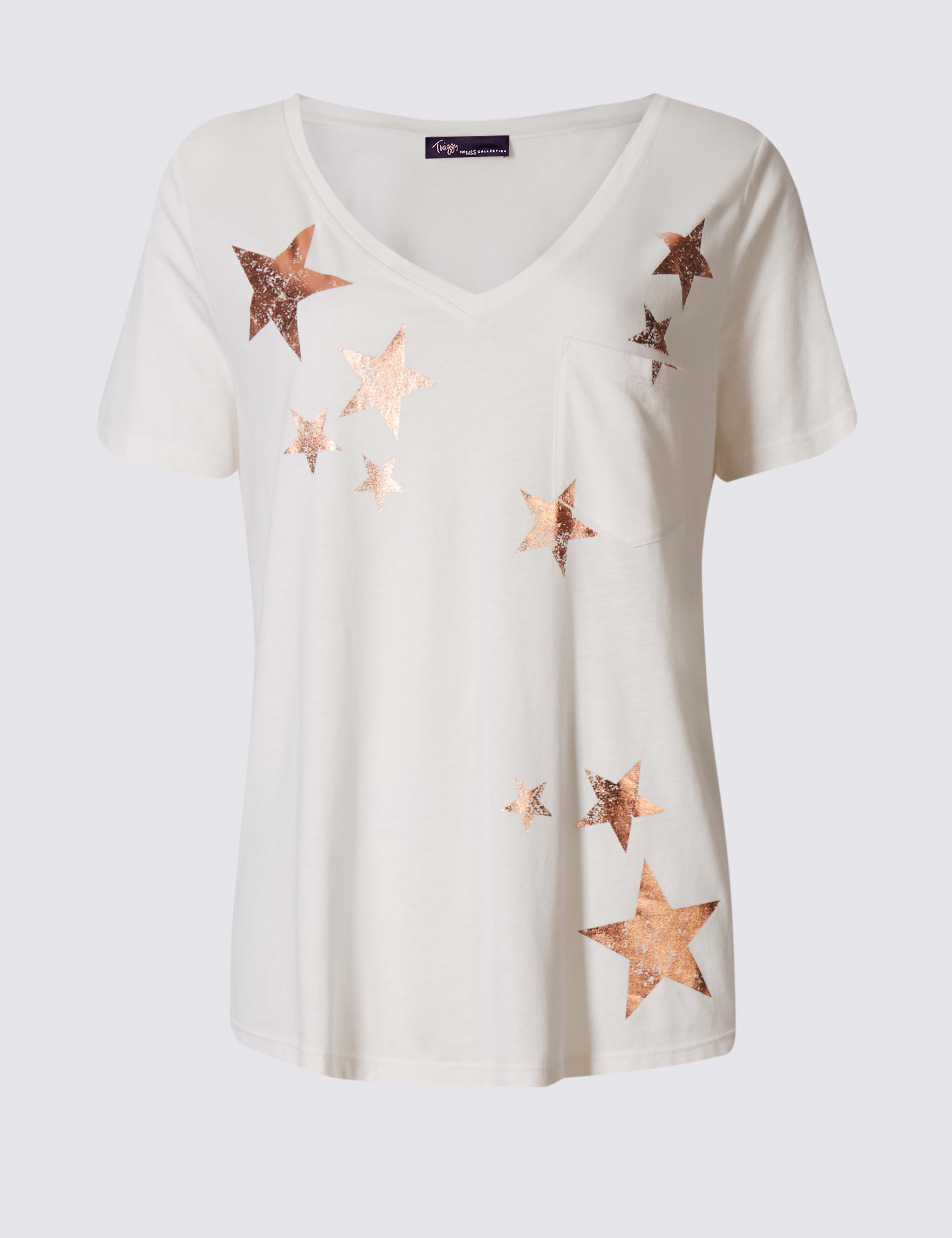 Modal Blend Printed Short Sleeve T-Shirt 2 of 5