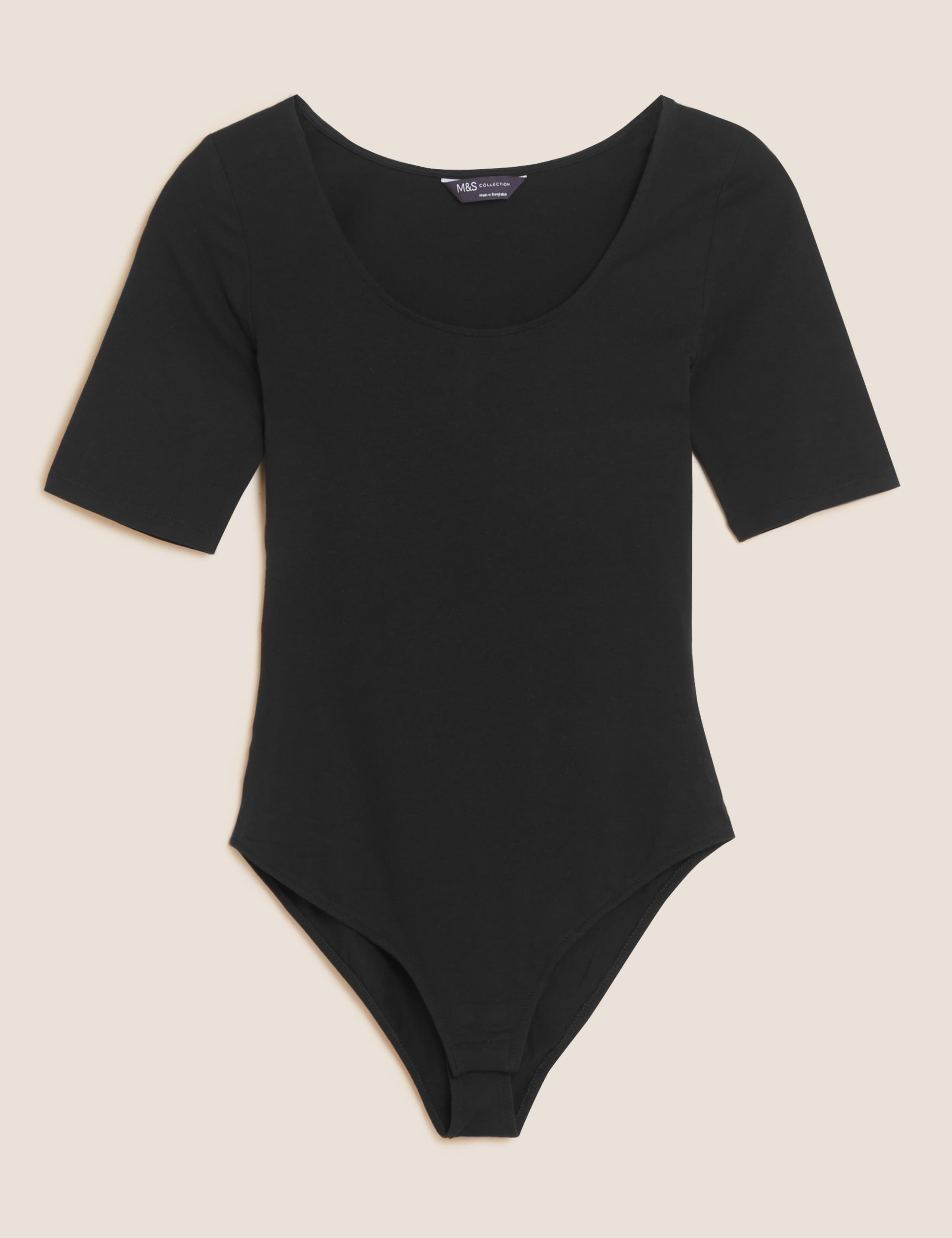 Cotton Rich Fitted Half Sleeve Bodysuit 2 of 5