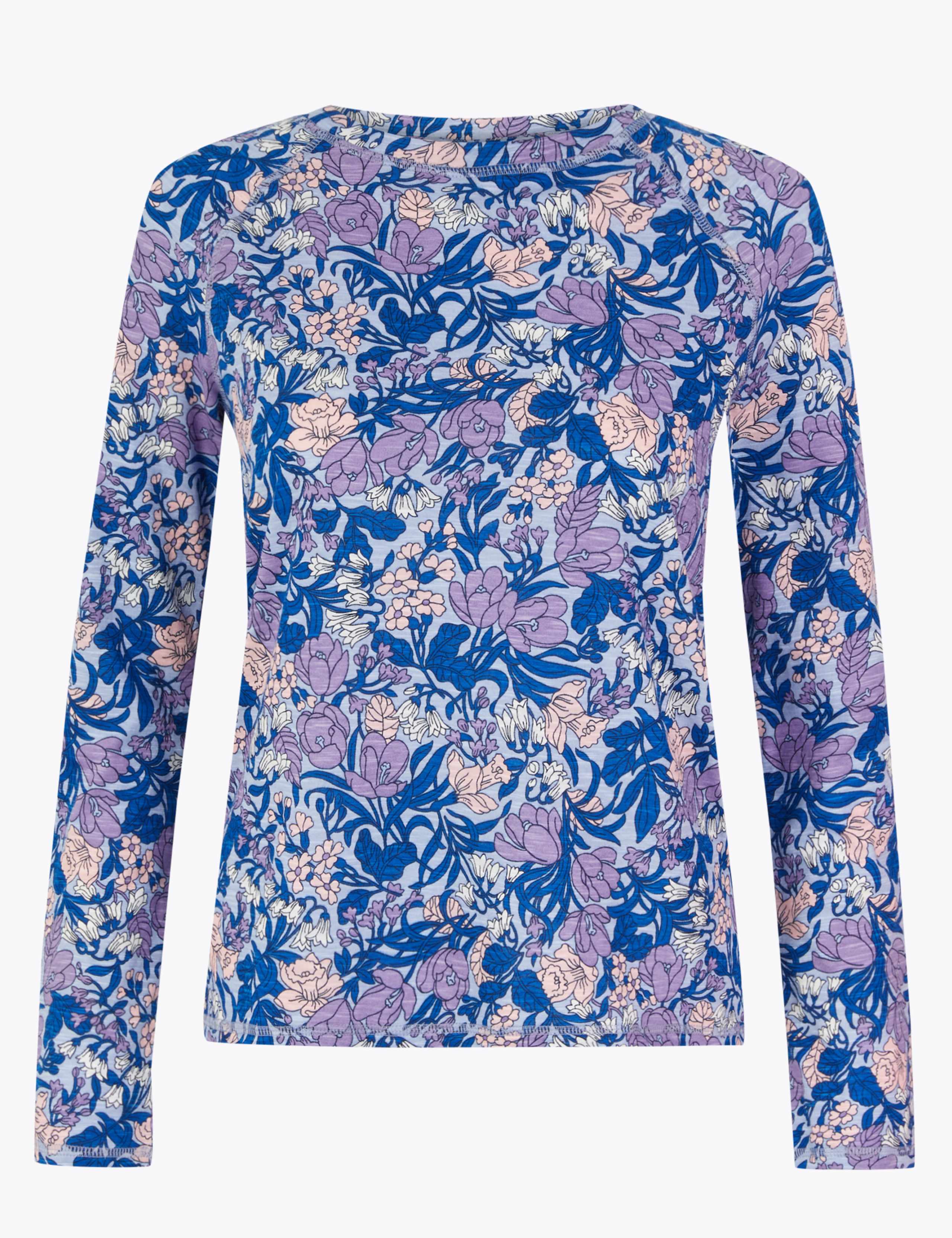 Pure Cotton Floral Long Sleeve Top 2 of 4