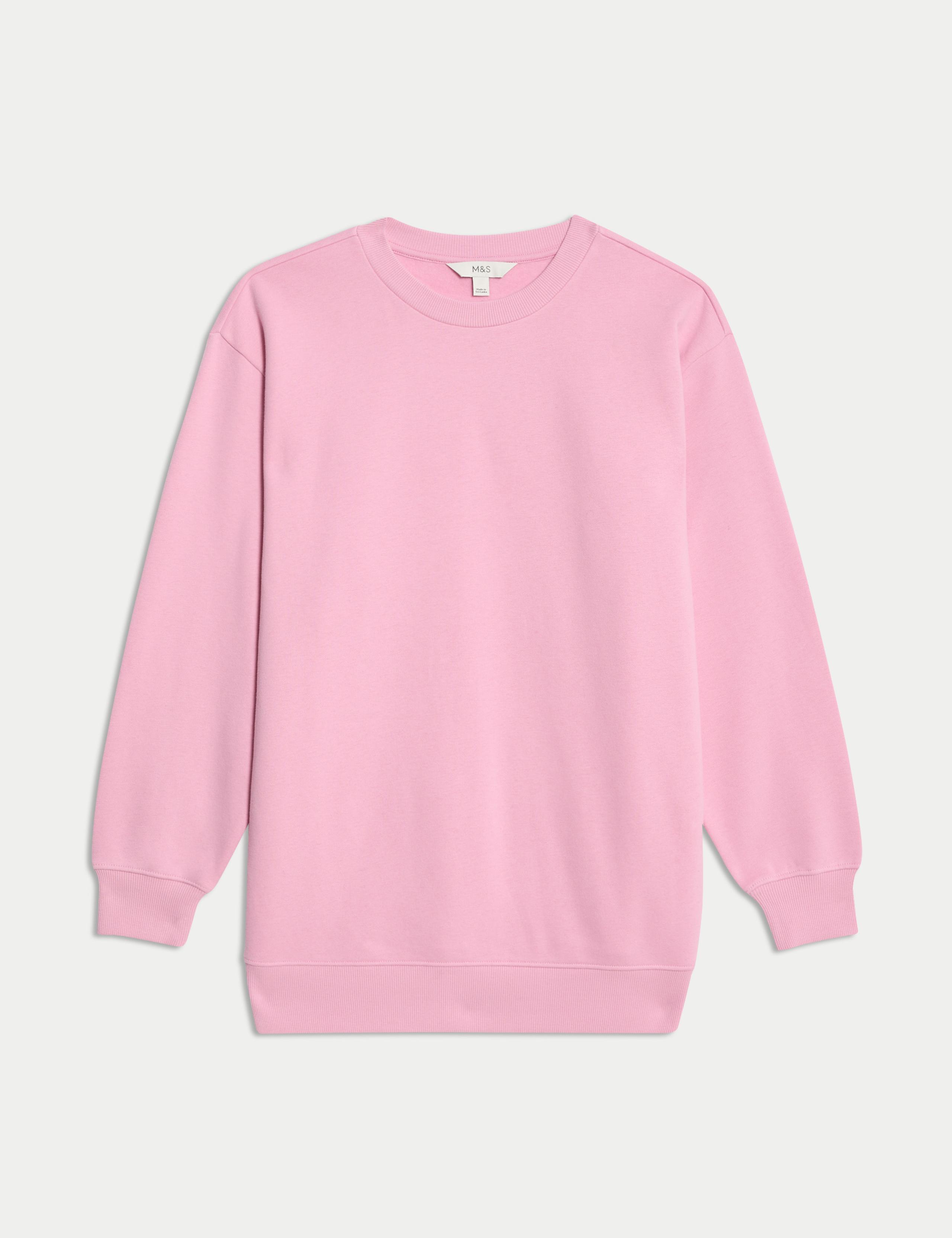 Cotton Rich Oversized Longline Sweatshirt 2 of 4