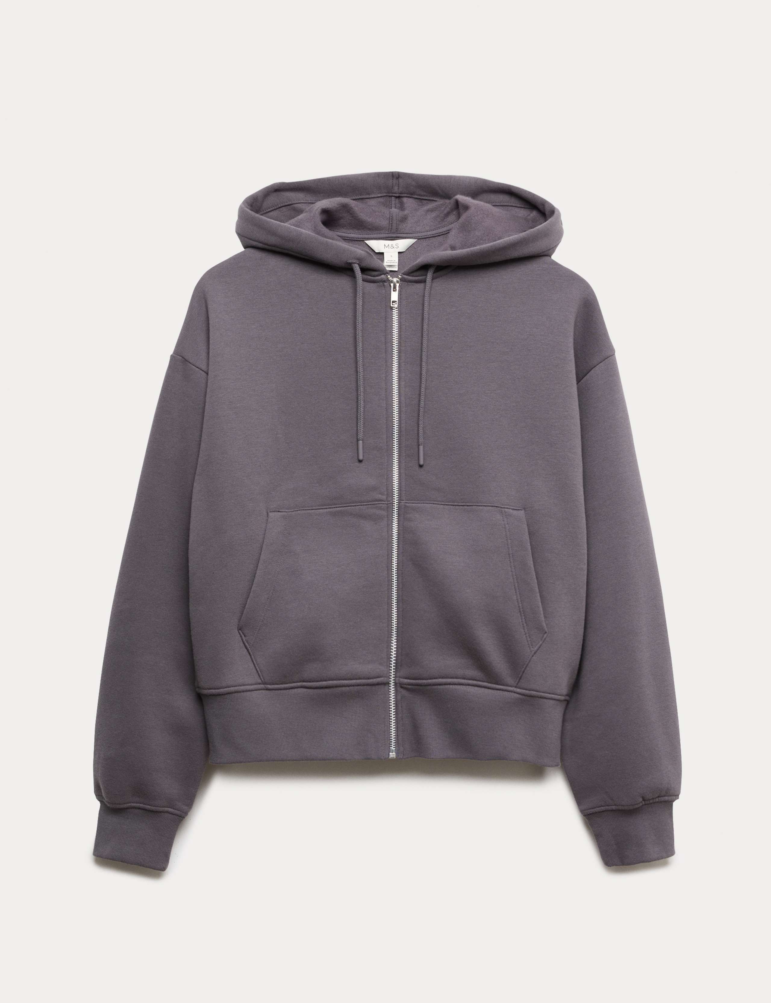 Cotton Rich Zip Up Hoodie 2 of 5