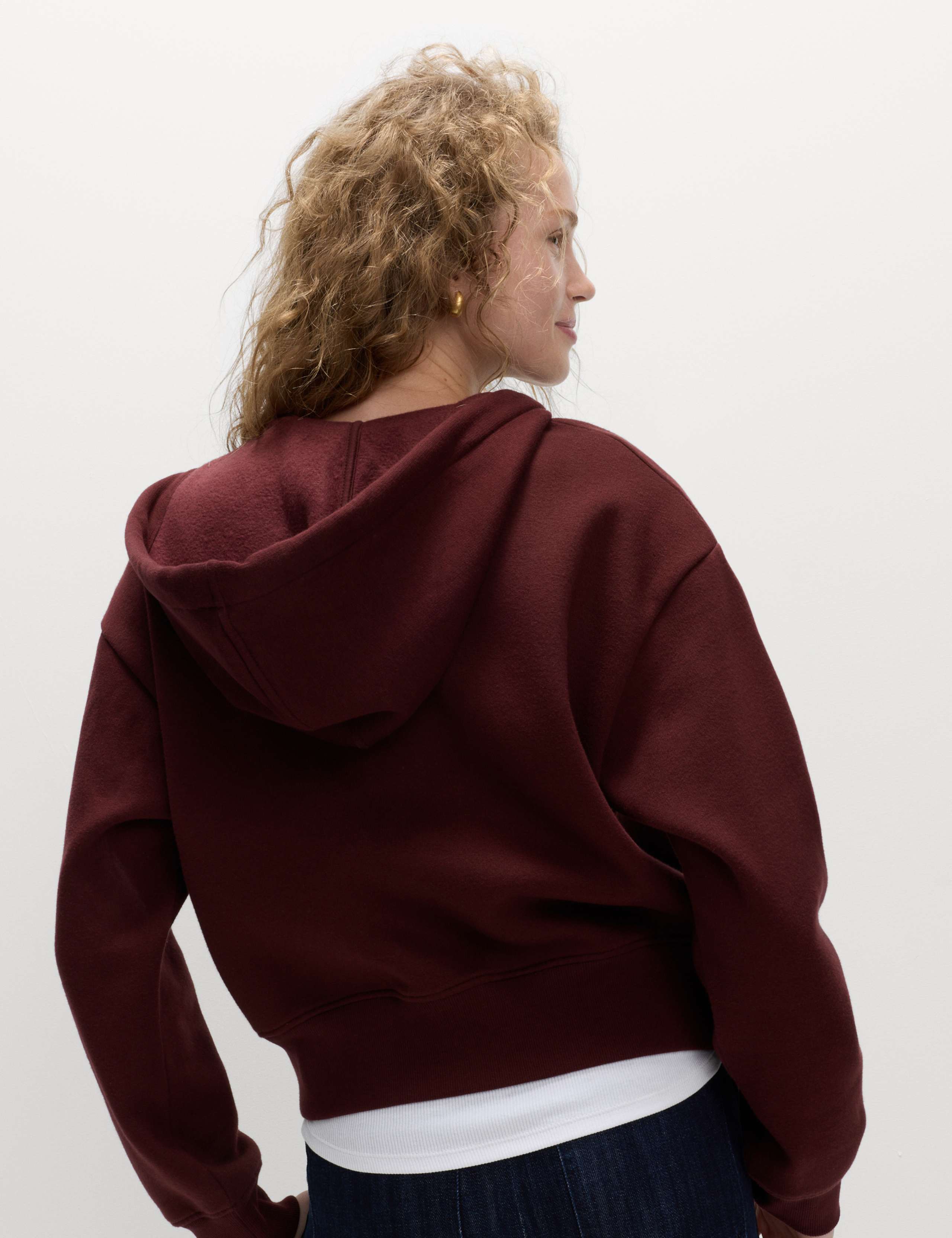 Cotton Rich Zip Up Hoodie 5 of 6