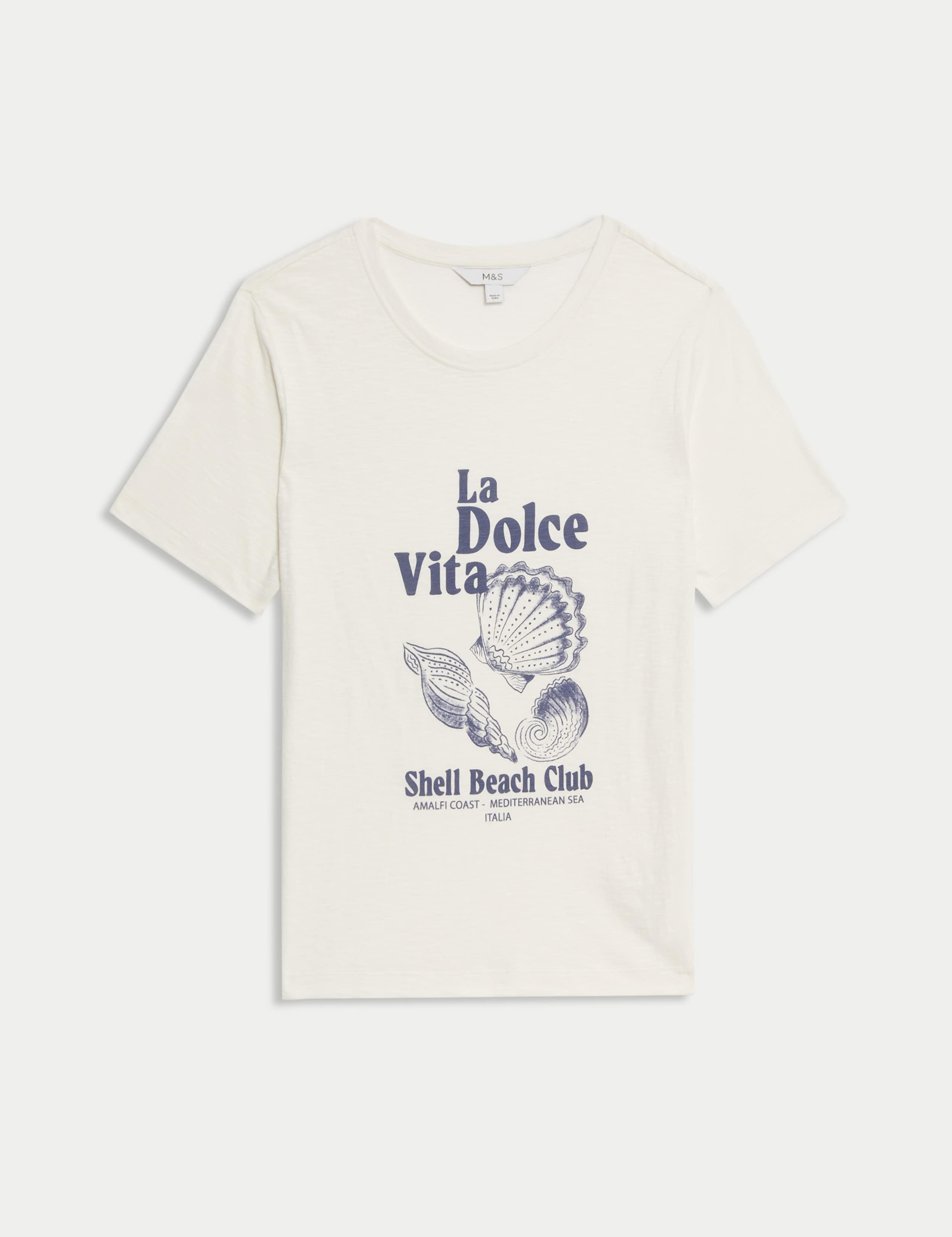 Pure Cotton Printed Graphic T-Shirt 2 of 4