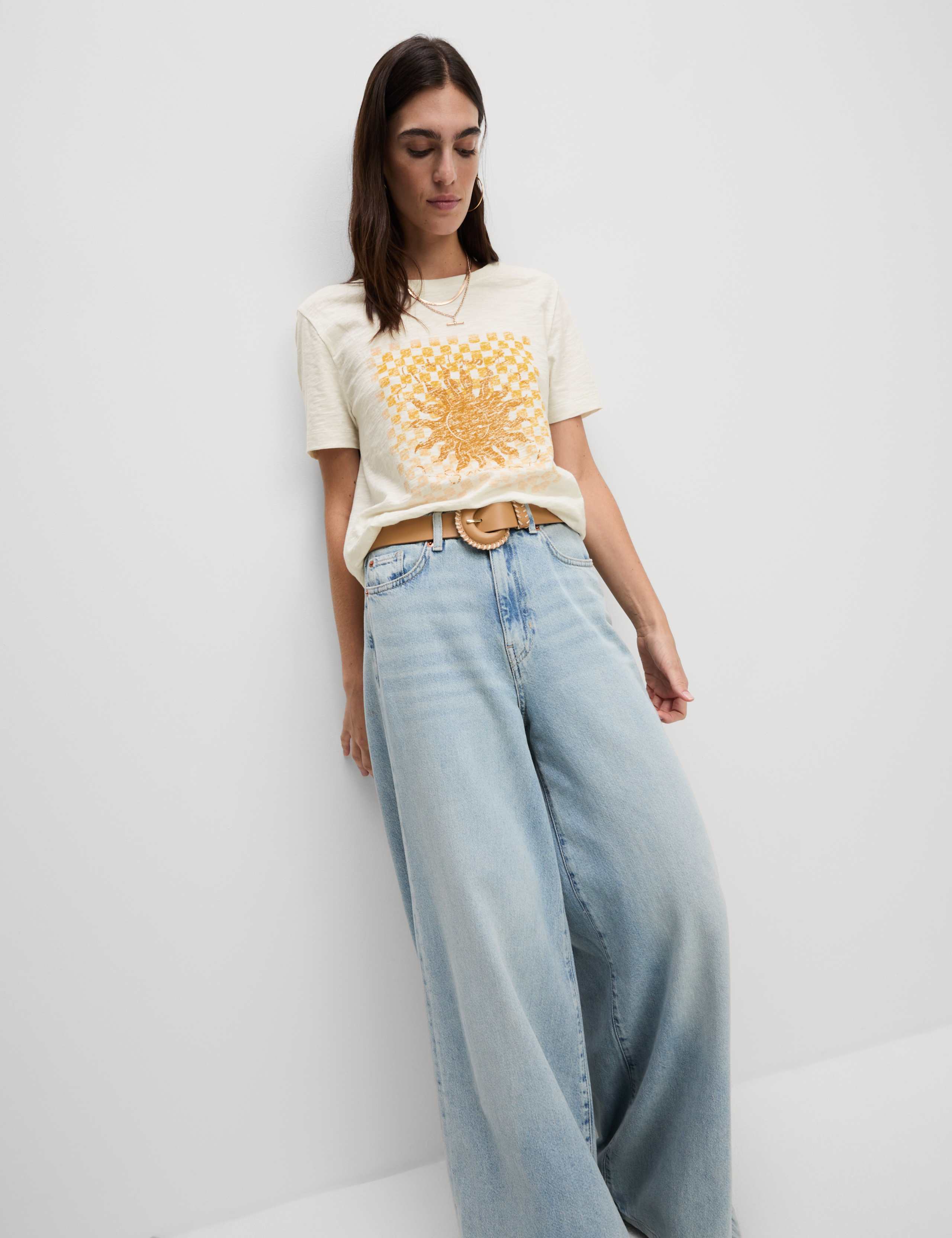 Pure Cotton Printed Graphic T-Shirt 3 of 4