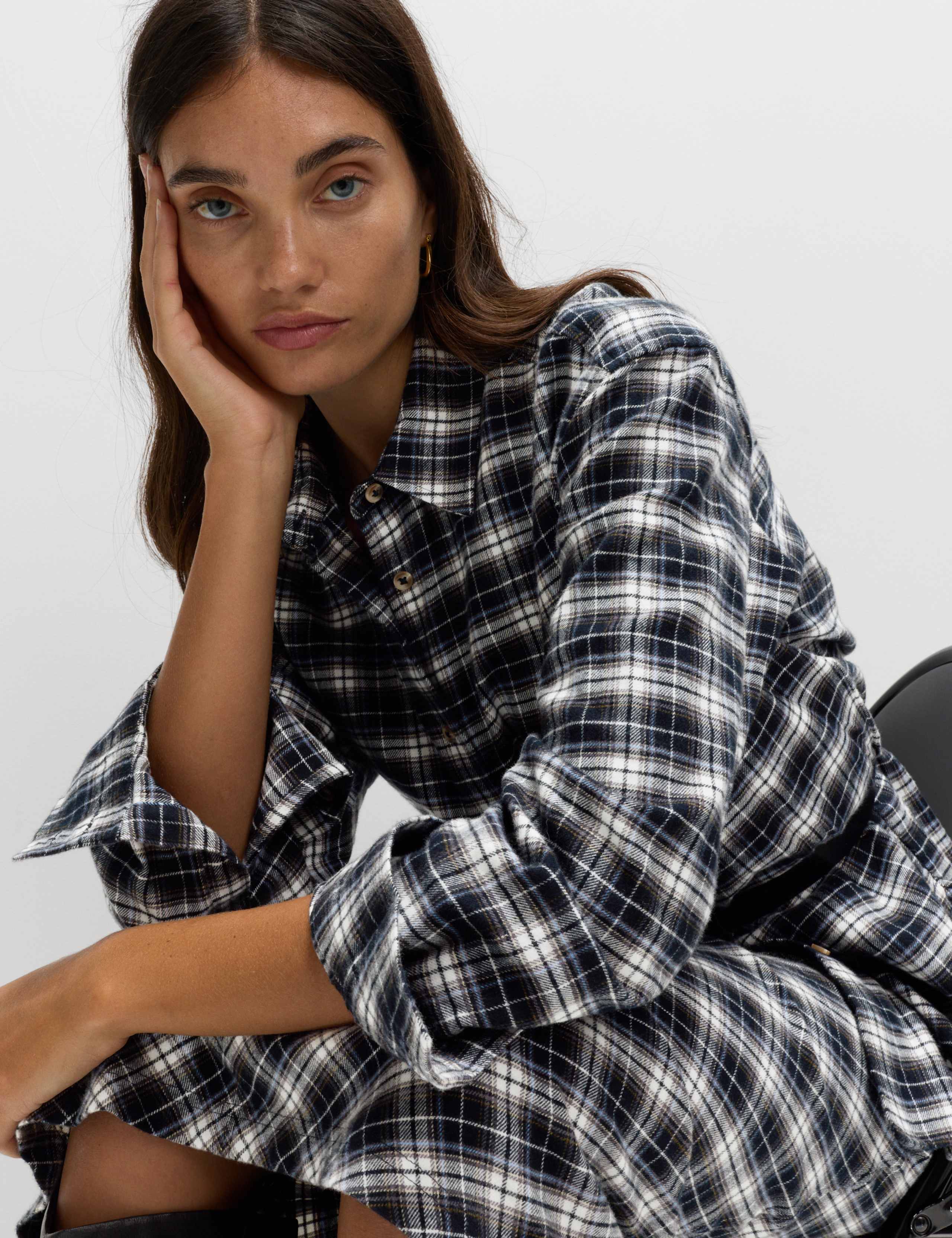 Pure Cotton Checked Shirt 3 of 7
