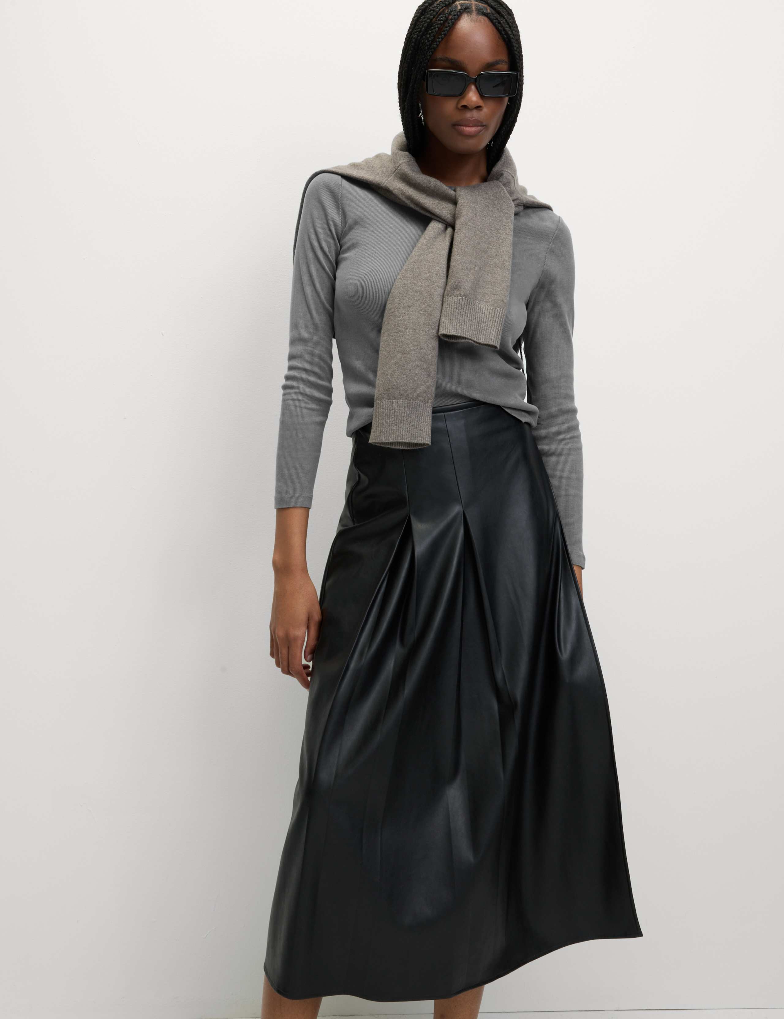 Cotton Rich Ribbed Garment Dye Top 1 of 5