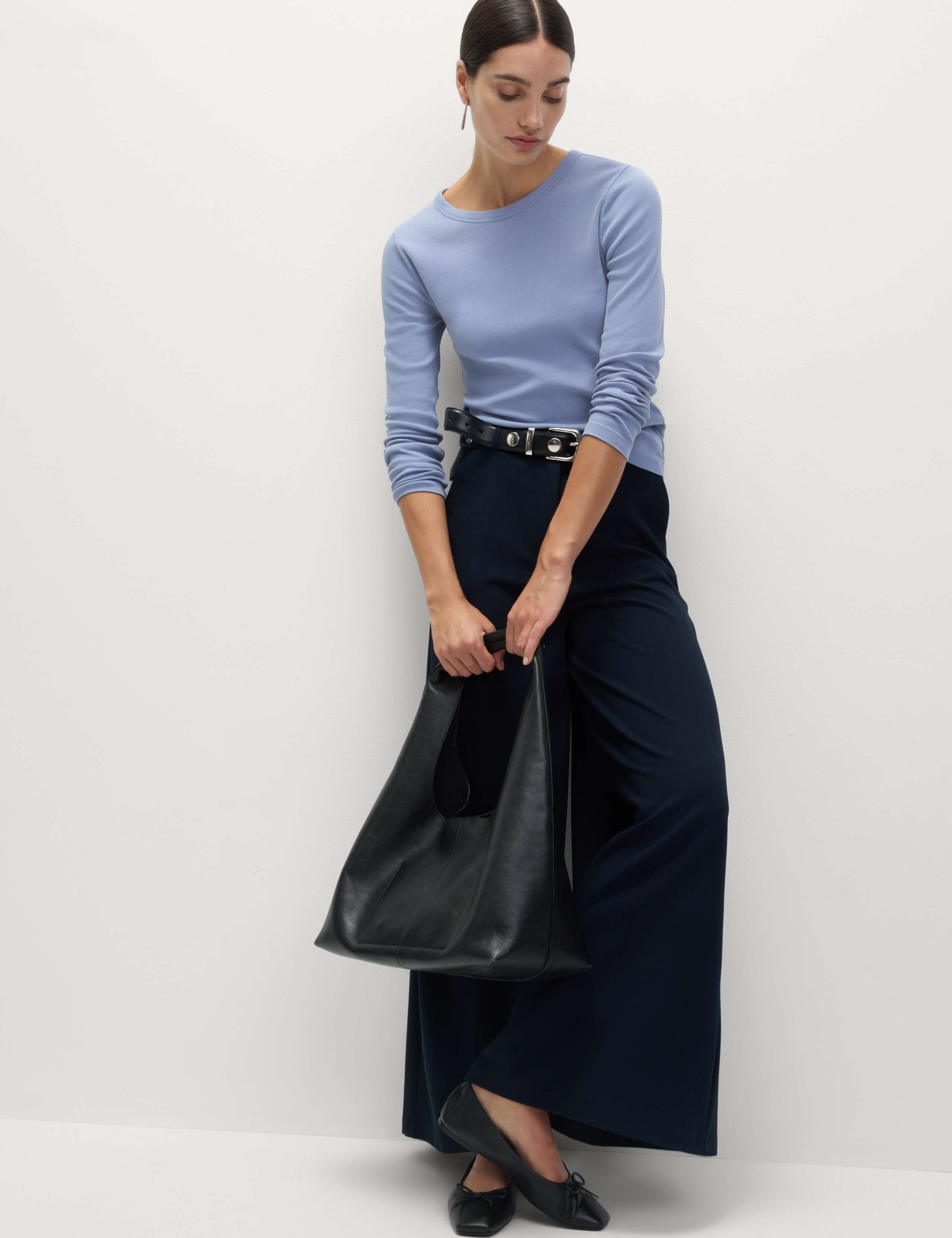 Cotton Rich Ribbed Garment Dye Top 5 of 5