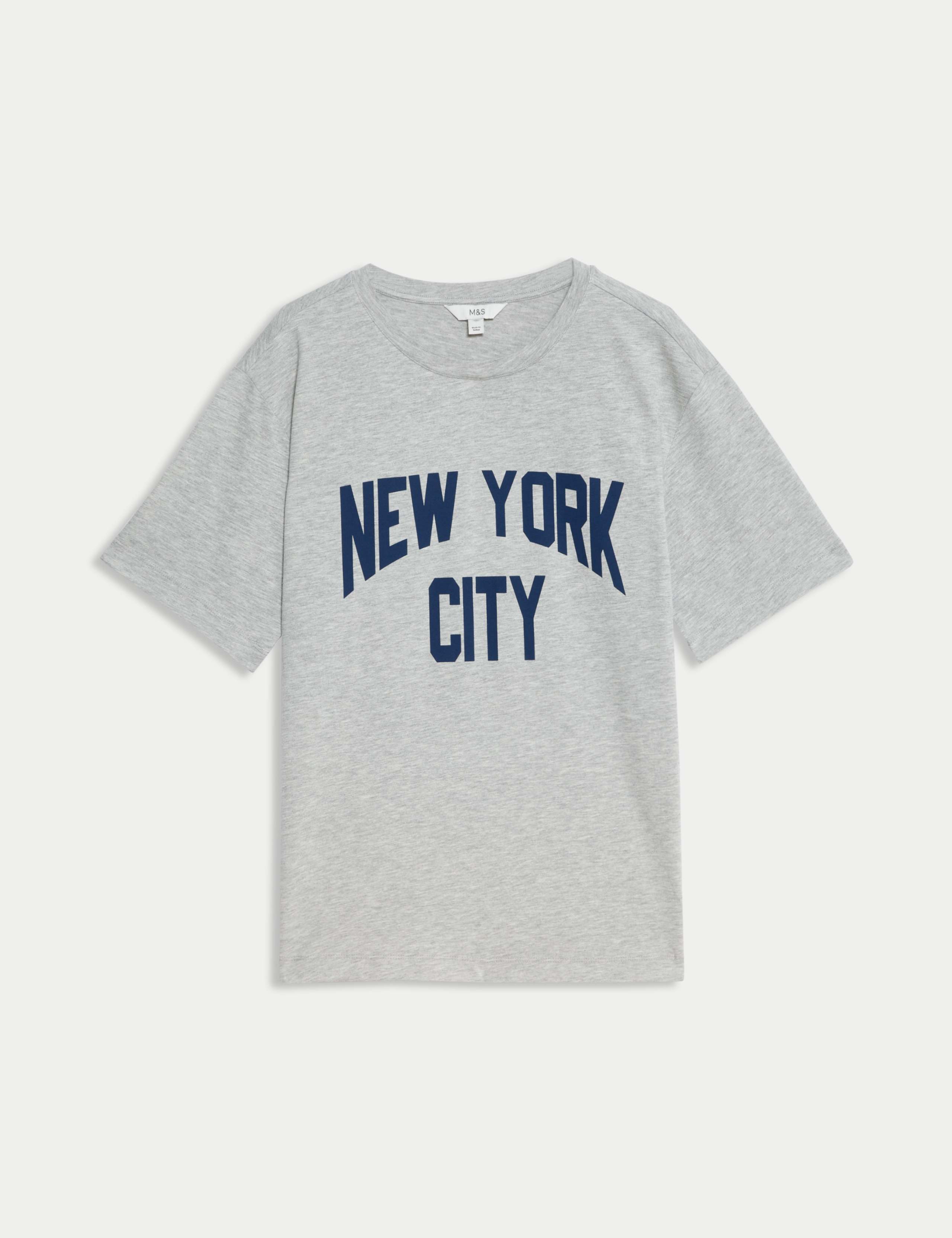 Pure Cotton Textured Regular Fit T-Shirt 2 of 4
