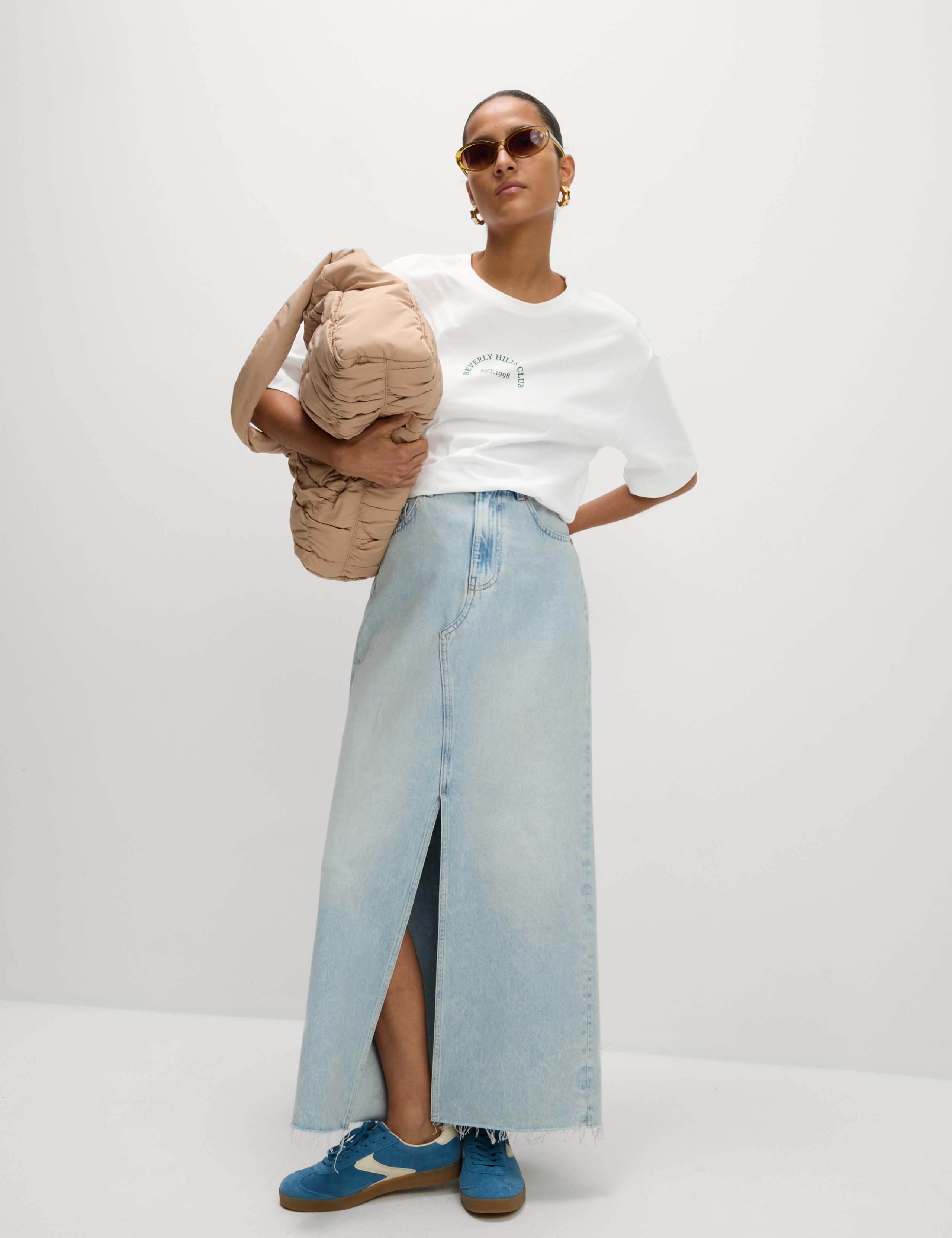 Pure Cotton Textured Regular Fit T-Shirt 4 of 5