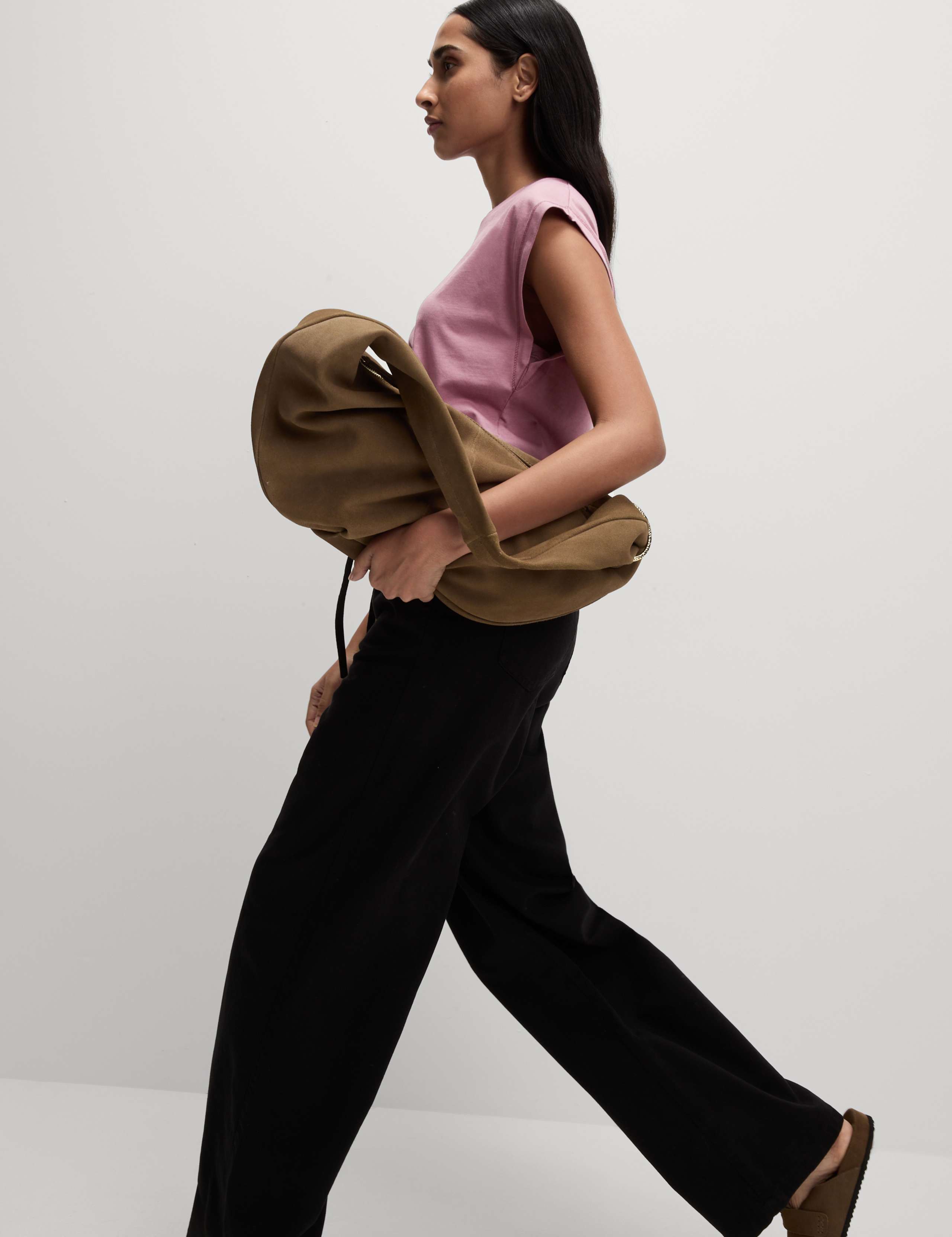 Pure Cotton Oversized Cap Sleeve T-Shirt 5 of 5
